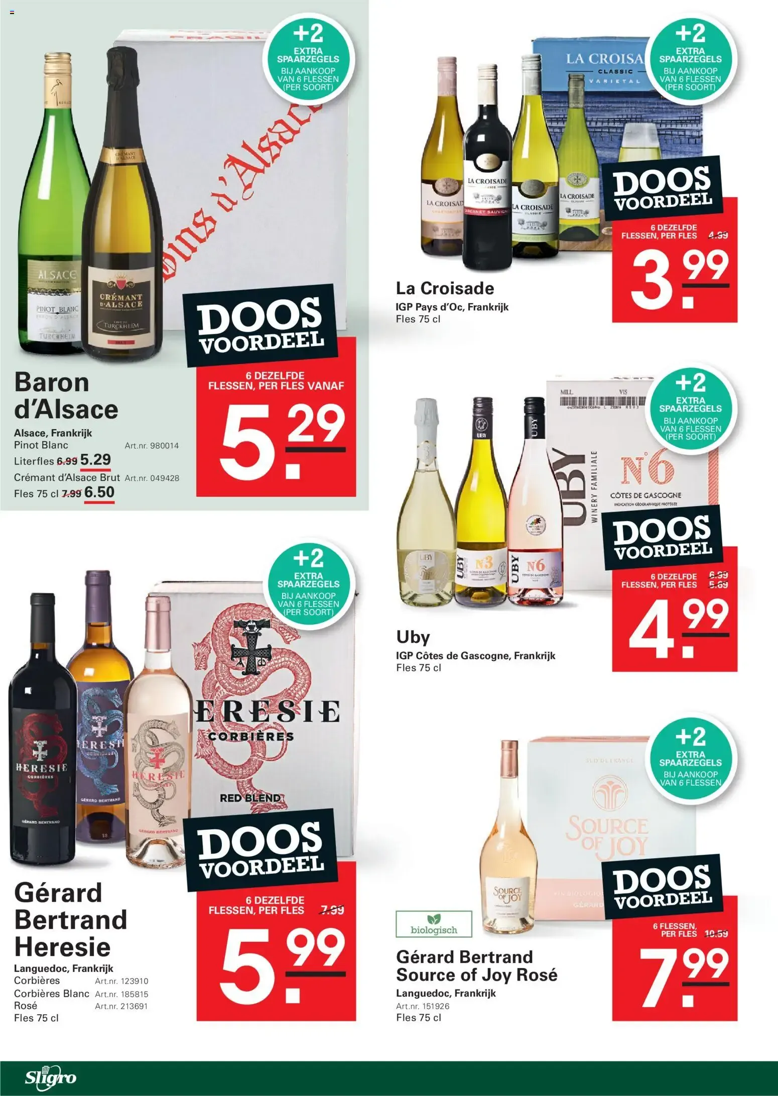 Sligro Restaurantactie: Spaar voor korting en ofertas de vinos van 2 juli tot 20 juli 2026 - Folder pagina 14