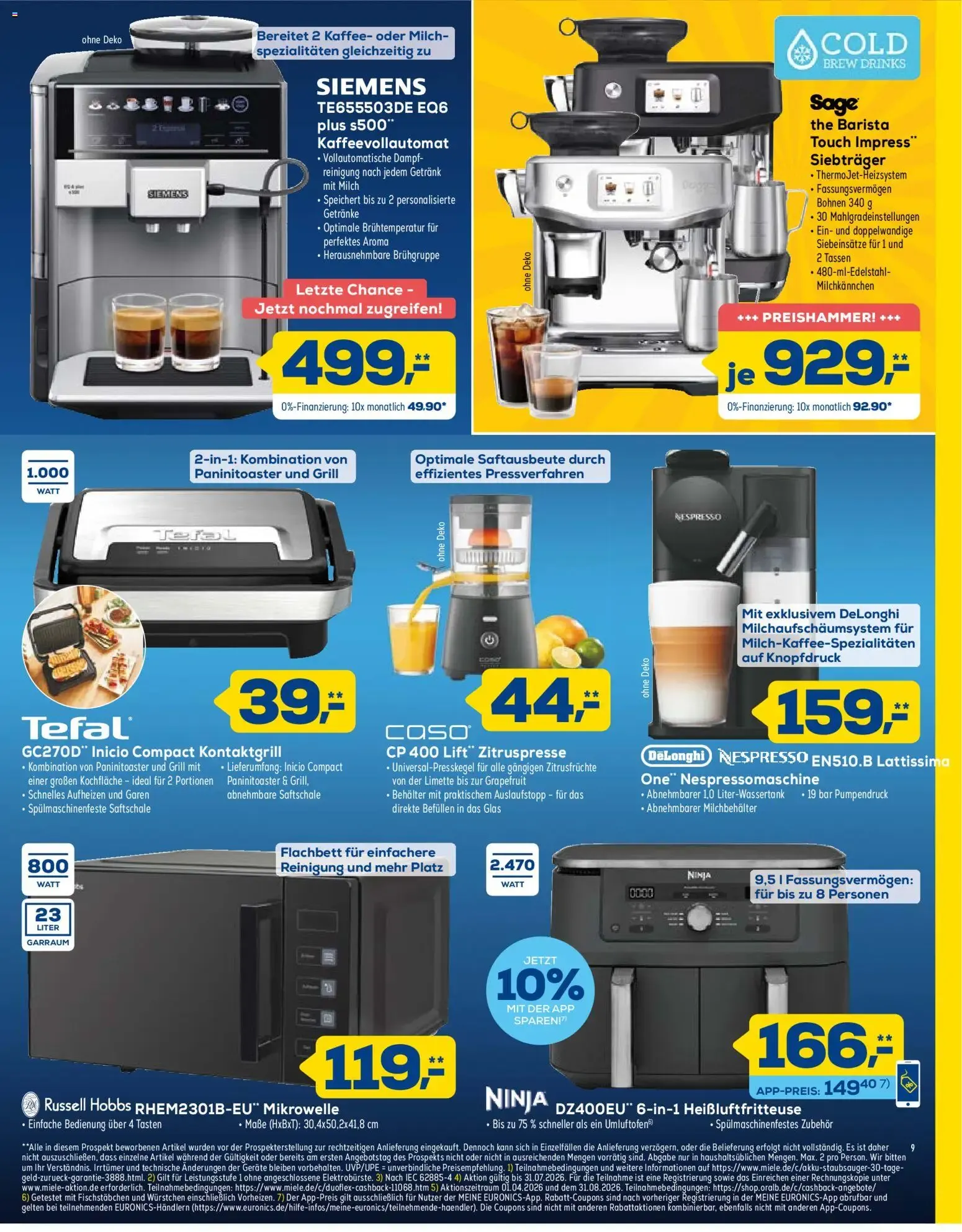 Euronics Prospekt (ab 11.07.2026) zum Blättern von 11. Juli bis 17. Juli 2026 - Prospekt seite 9