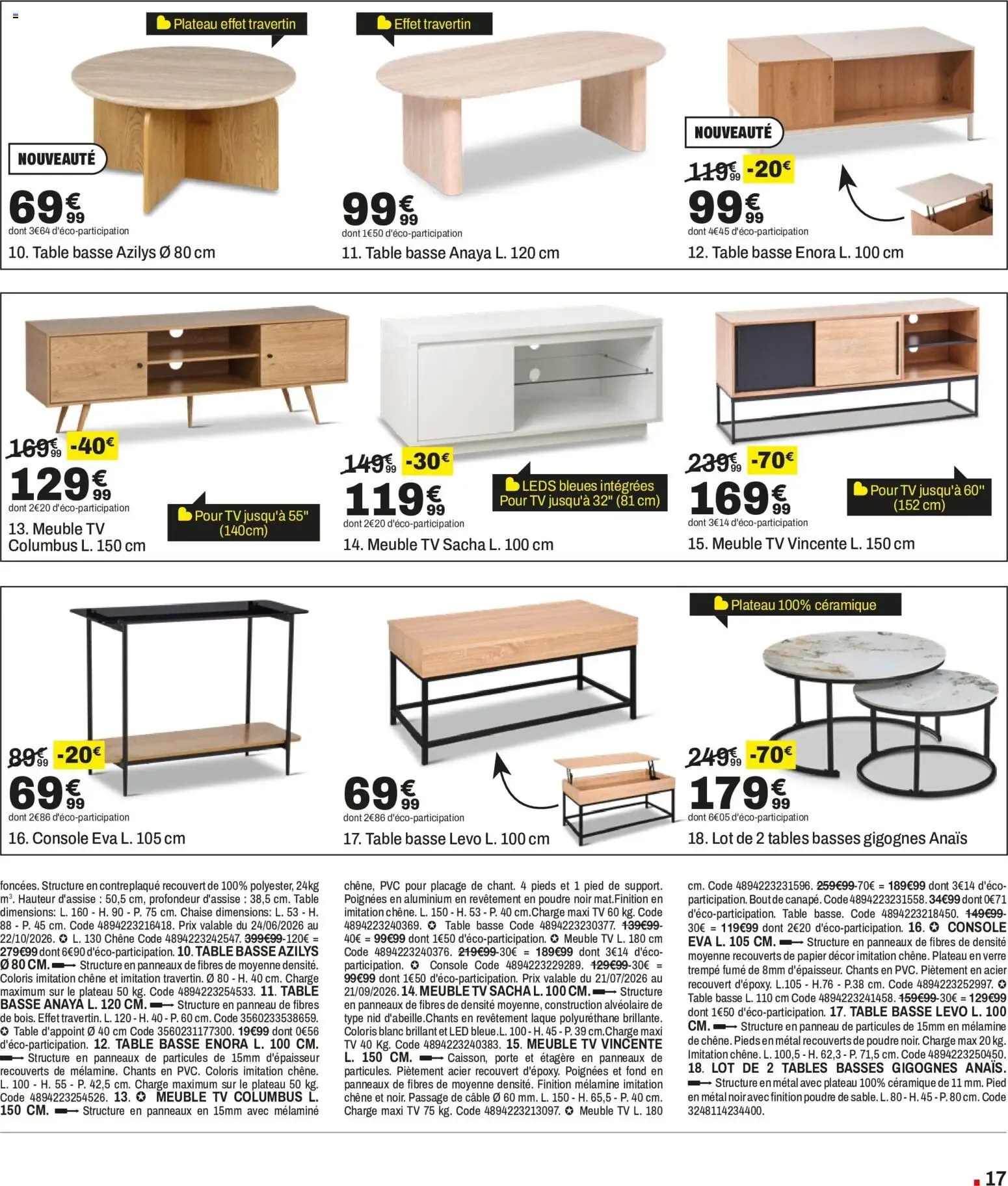 BUT Grand Destockage de Rentrée du 28 août au 21 septembre 2026 - Catalogue page 17