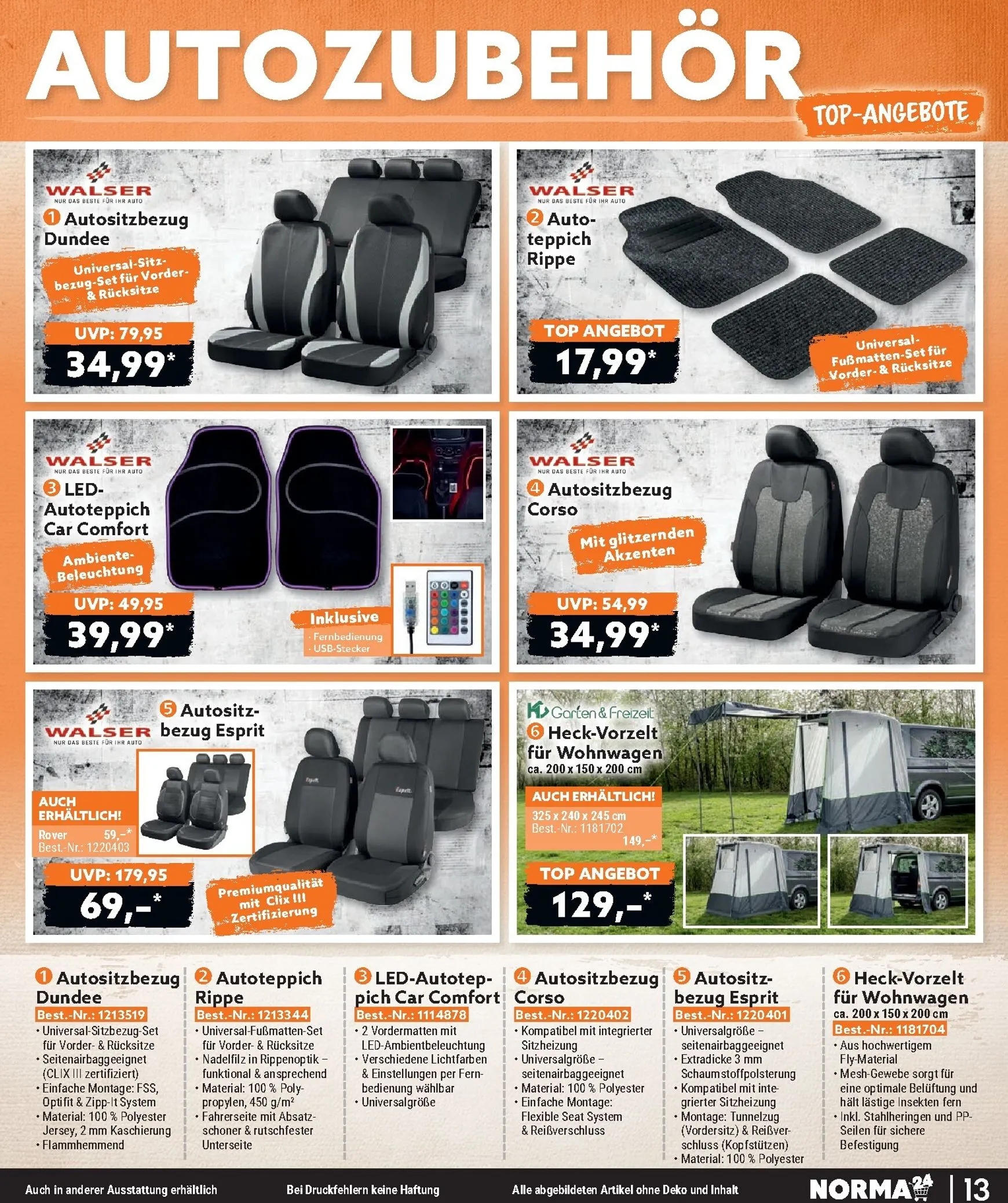 Norma - Bestellmagazin Prospekt – von Montag 01.06.2026 bis Dienstag 30.06.2026 von 1. Juni bis 30. Juni 2026 - Prospekt seite 13