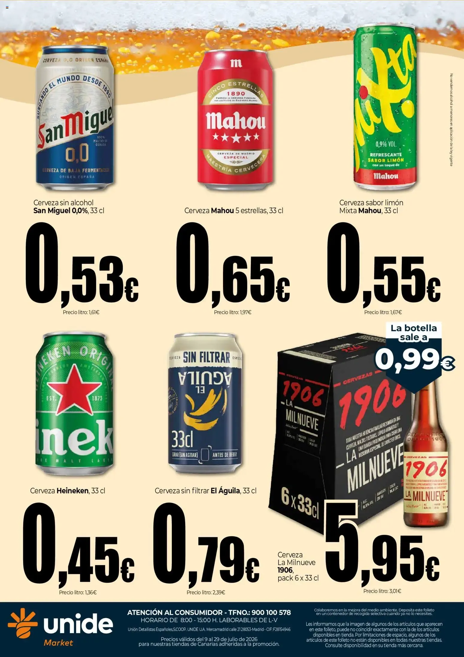 Catálogo de Unide - Especial cervezas 09/07/2026 - 29/07/2026 9 de julio al 29 de julio 2026 - Página 2