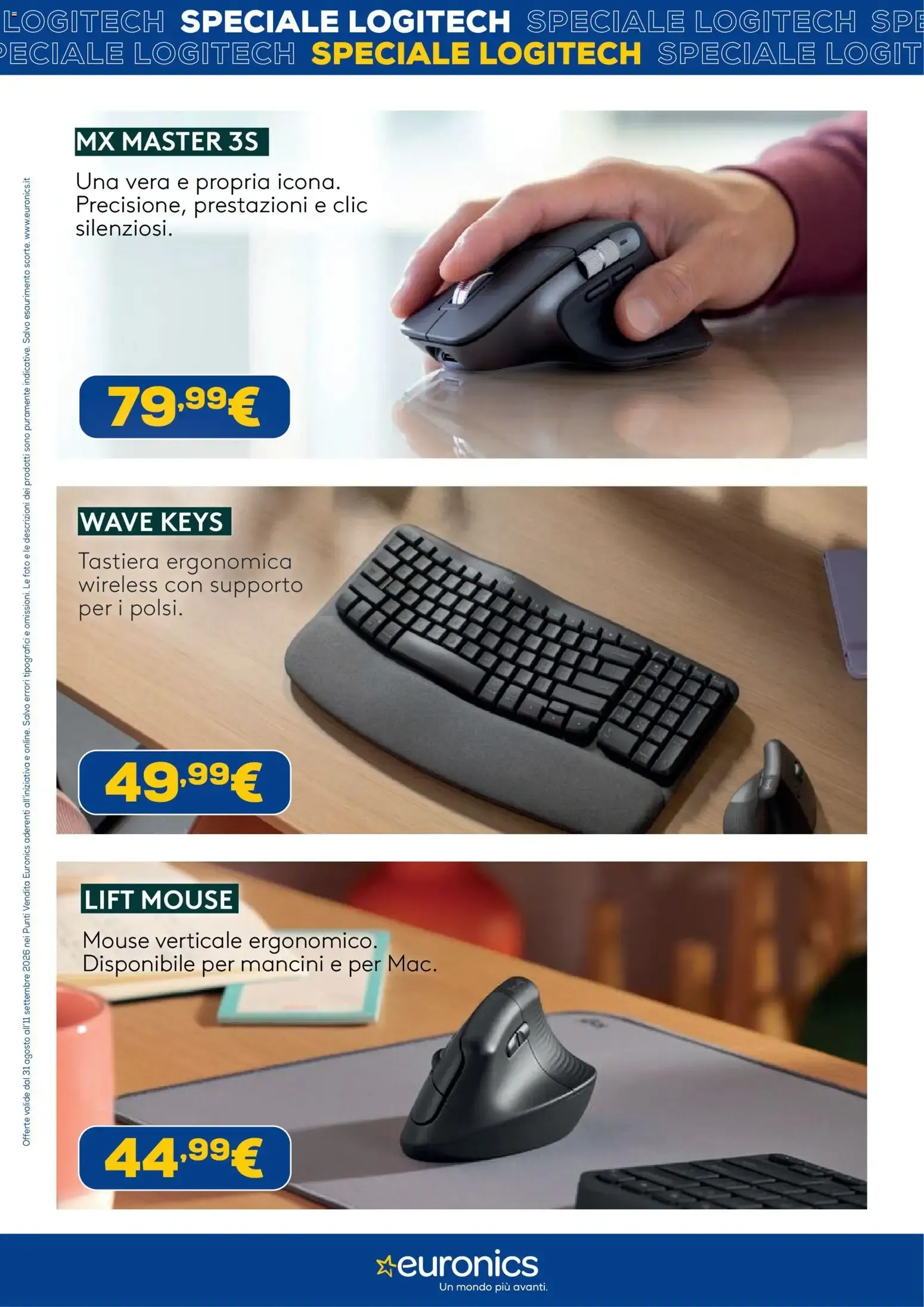 Euronics Tech: Speciale Logitech da 31 agosto a 11 settembre di 2026 - Pagina del volantino 2
