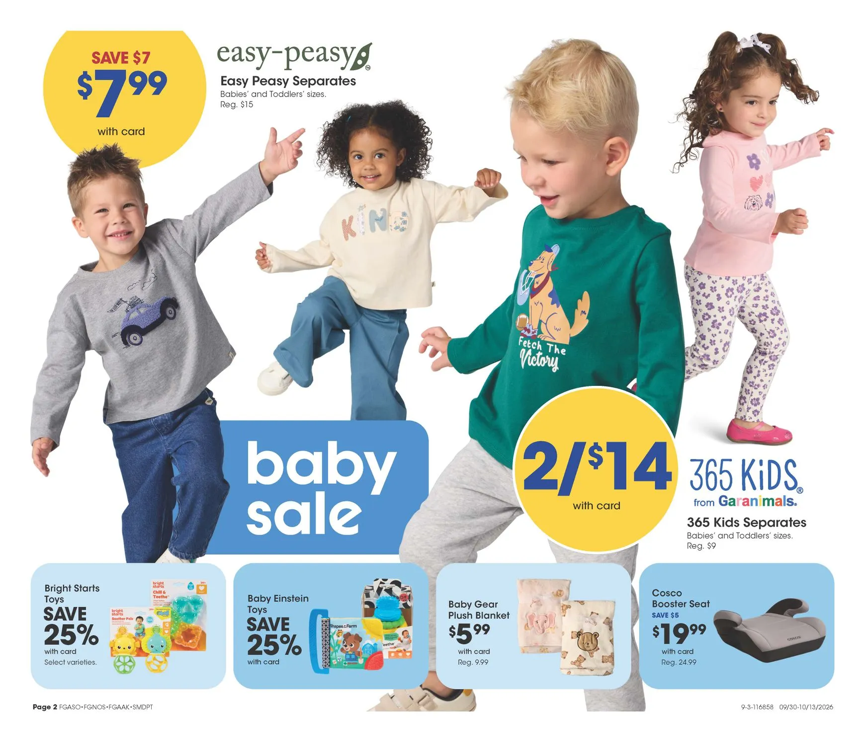 Weekly ad Fred Meyer Baby Sale y Toybook from September 30 to October 13 2026 - Page 2