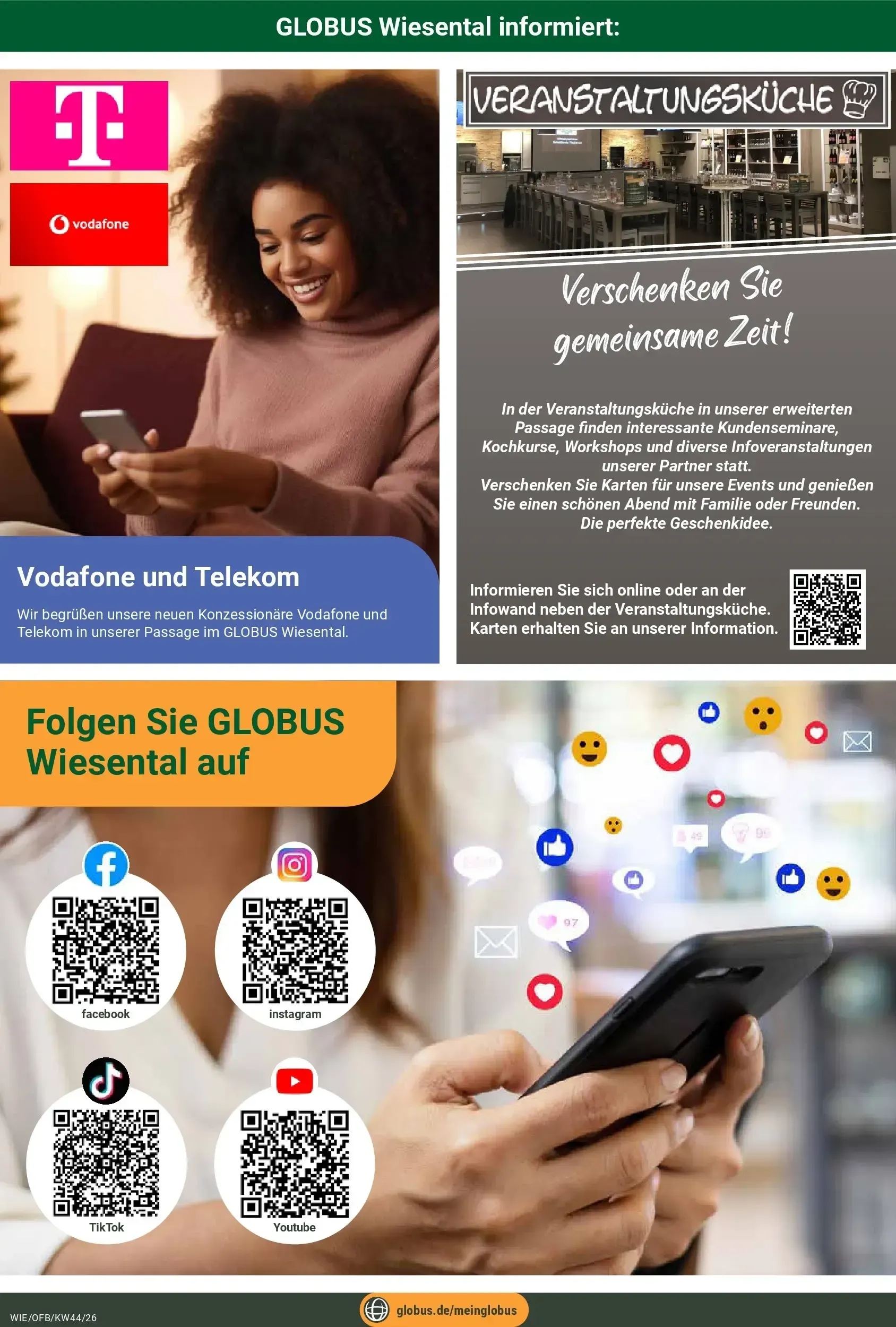 Globus - Wiesental Prospekt – von Montag 26.10.2026 bis Samstag 31.10.2026 von 26. Oktober bis 31. Oktober 2026 - Prospekt seite 29