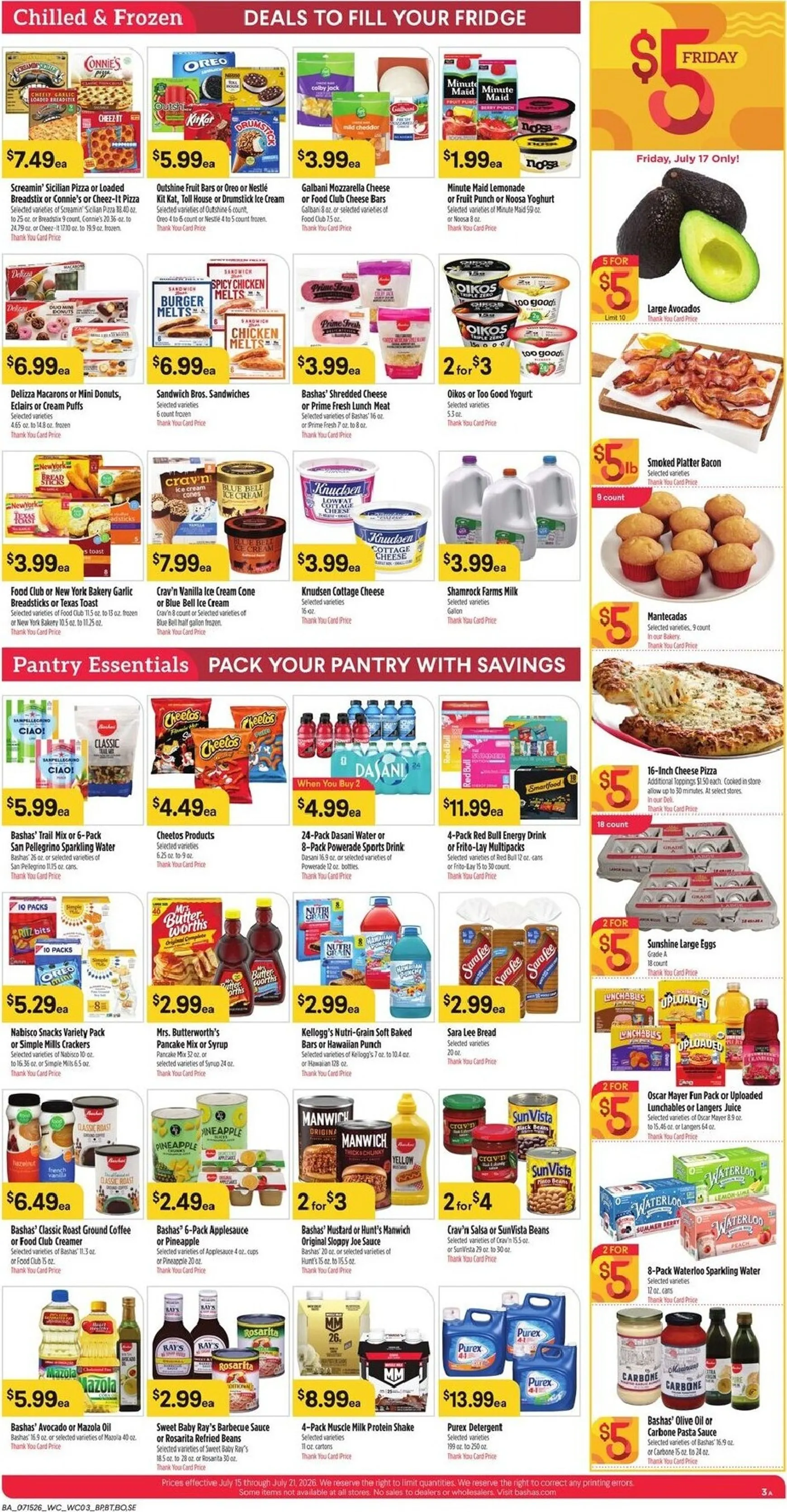 Weekly ad Current Bashas' leaflet valid from Wednesday 07/15/2026 to Tuesday 07/21/2026 from July 15 to July 21 2026 - Page 3