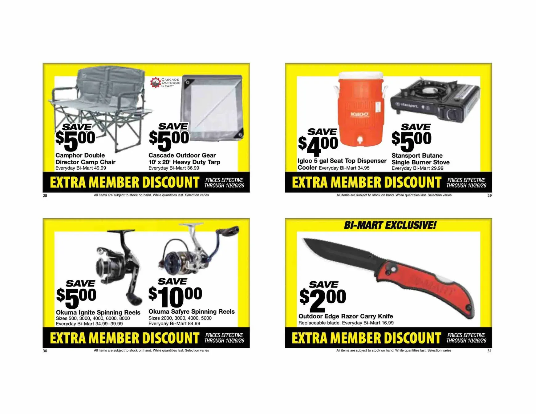 Weekly ad Current Bi-Mart - Extra member discount leaflet valid from Tuesday 10/13/2026 to Monday 10/26/2026 from October 13 to October 26 2026 - Page 9