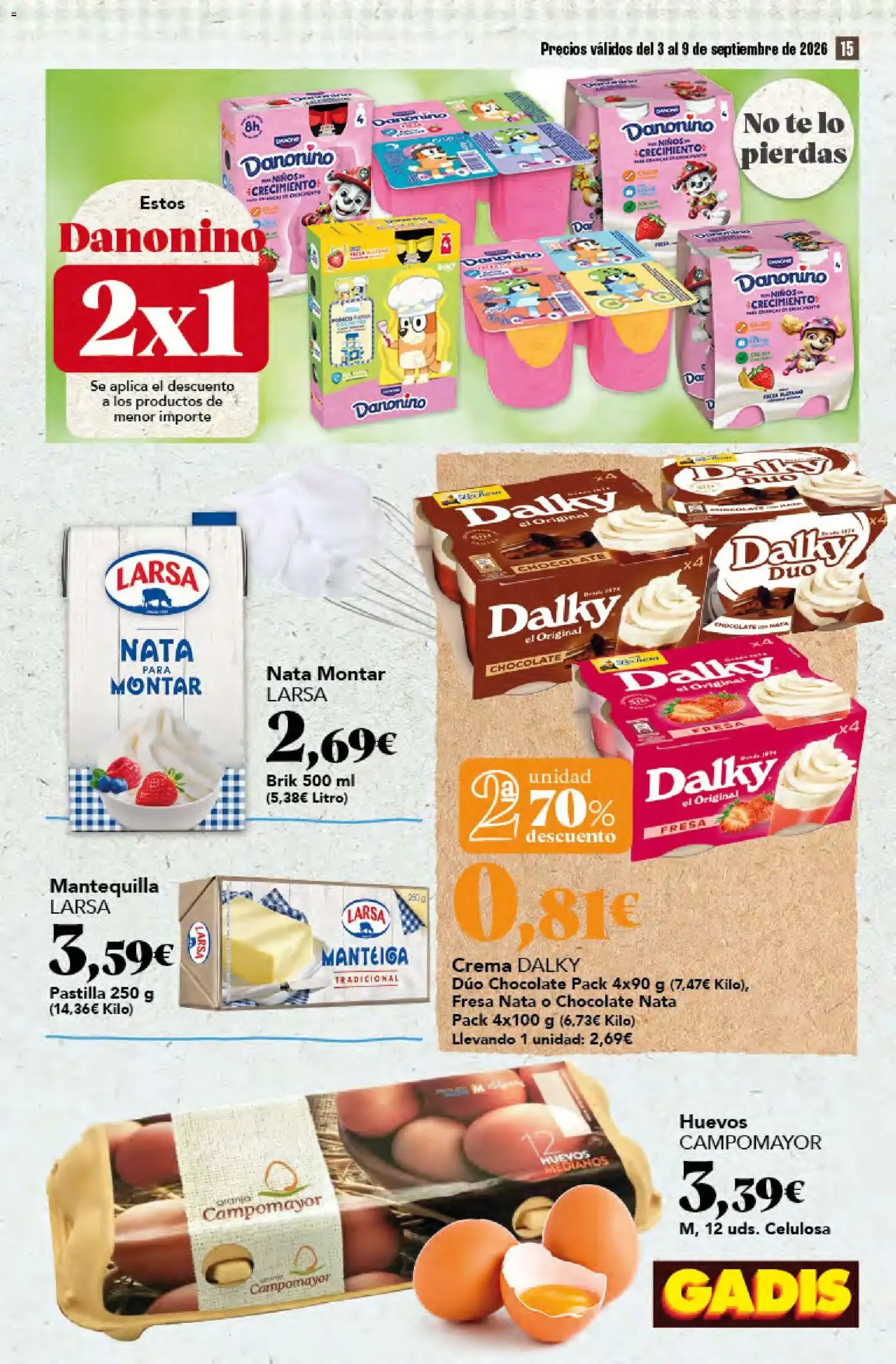 Catálogo de Gadis folleto 03/09/2026 - 09/09/2026 3 de septiembre al 9 de septiembre 2026 - Página 15