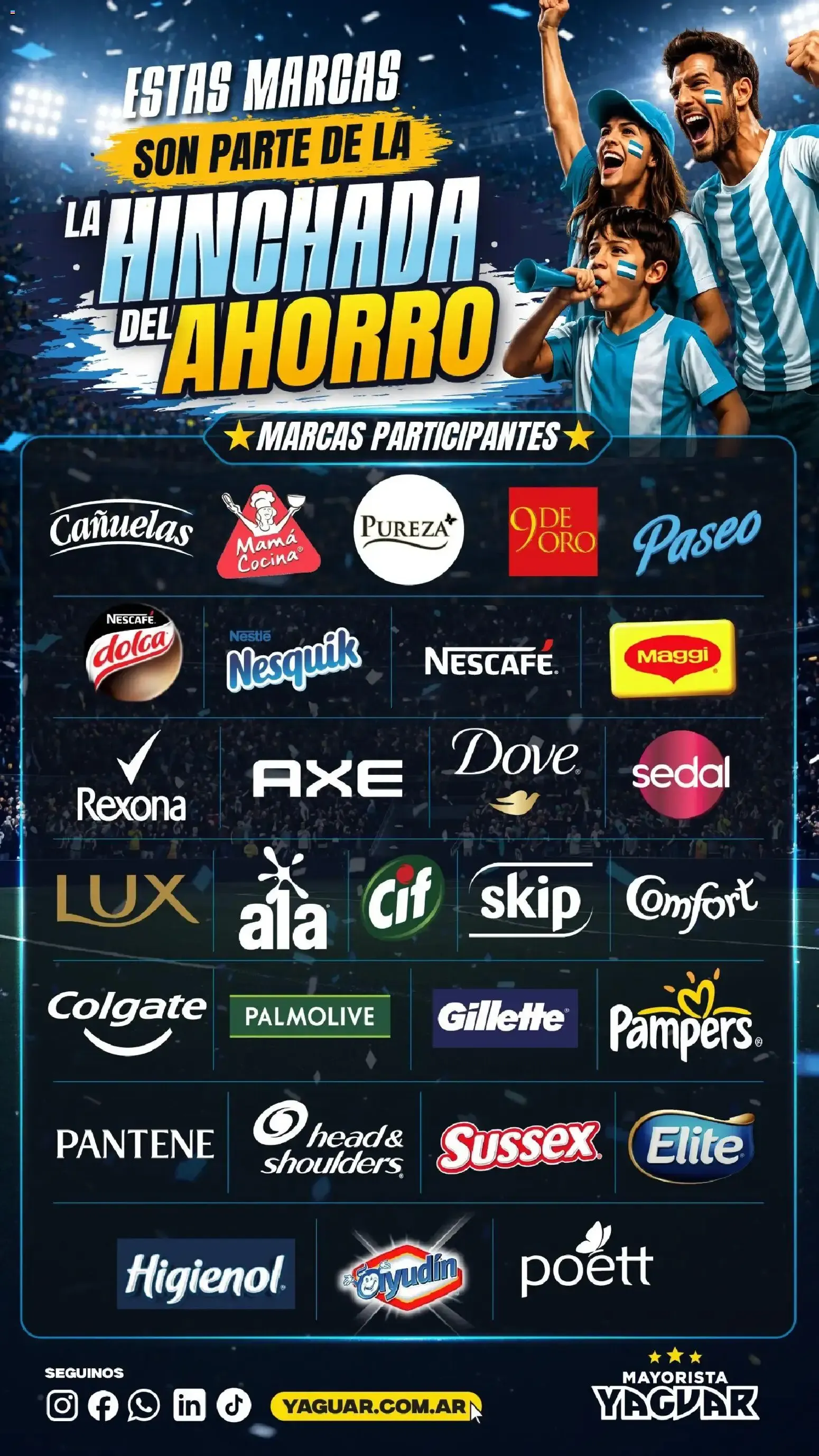 Ofertas de Yaguar - La Hinchada del Ahorro: Marcas Participantes 15 de junio al 21 de junio 2026 - Página 1 del catálogo