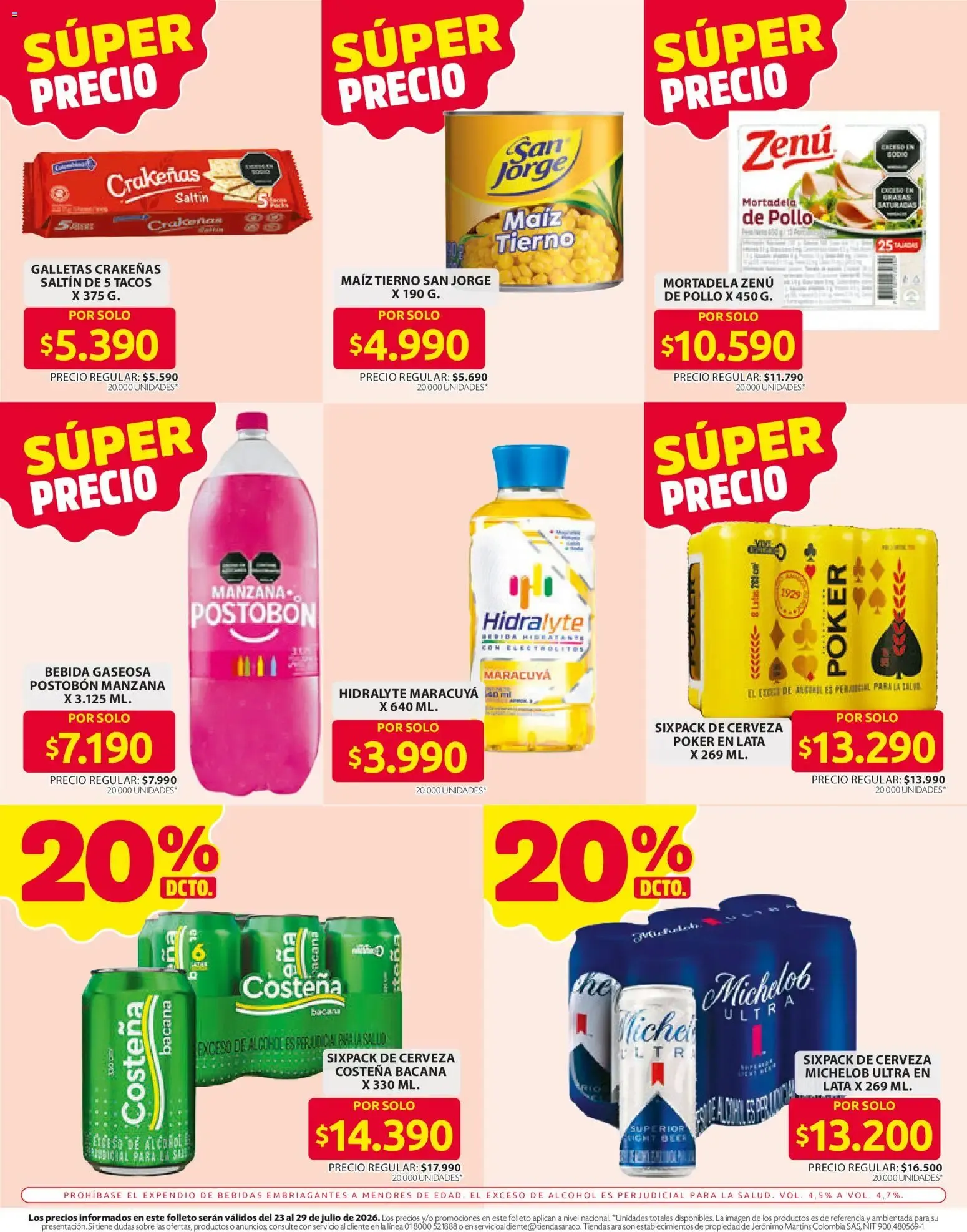 Catalogo de Tiendas Ara: Los Precios Más Bajos 23 de julio al 29 de julio 2026 - Pag 15