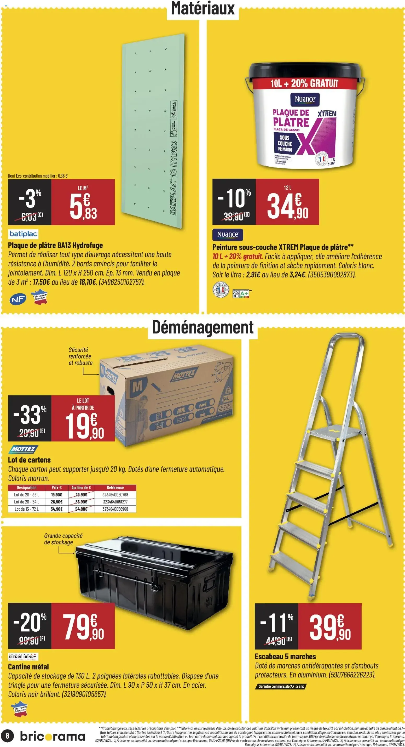 Bricorama catalogue à partir du 03/06/2026 - promo en ligne du 3 juin au 14 juin 2026 - Catalogue page 8
