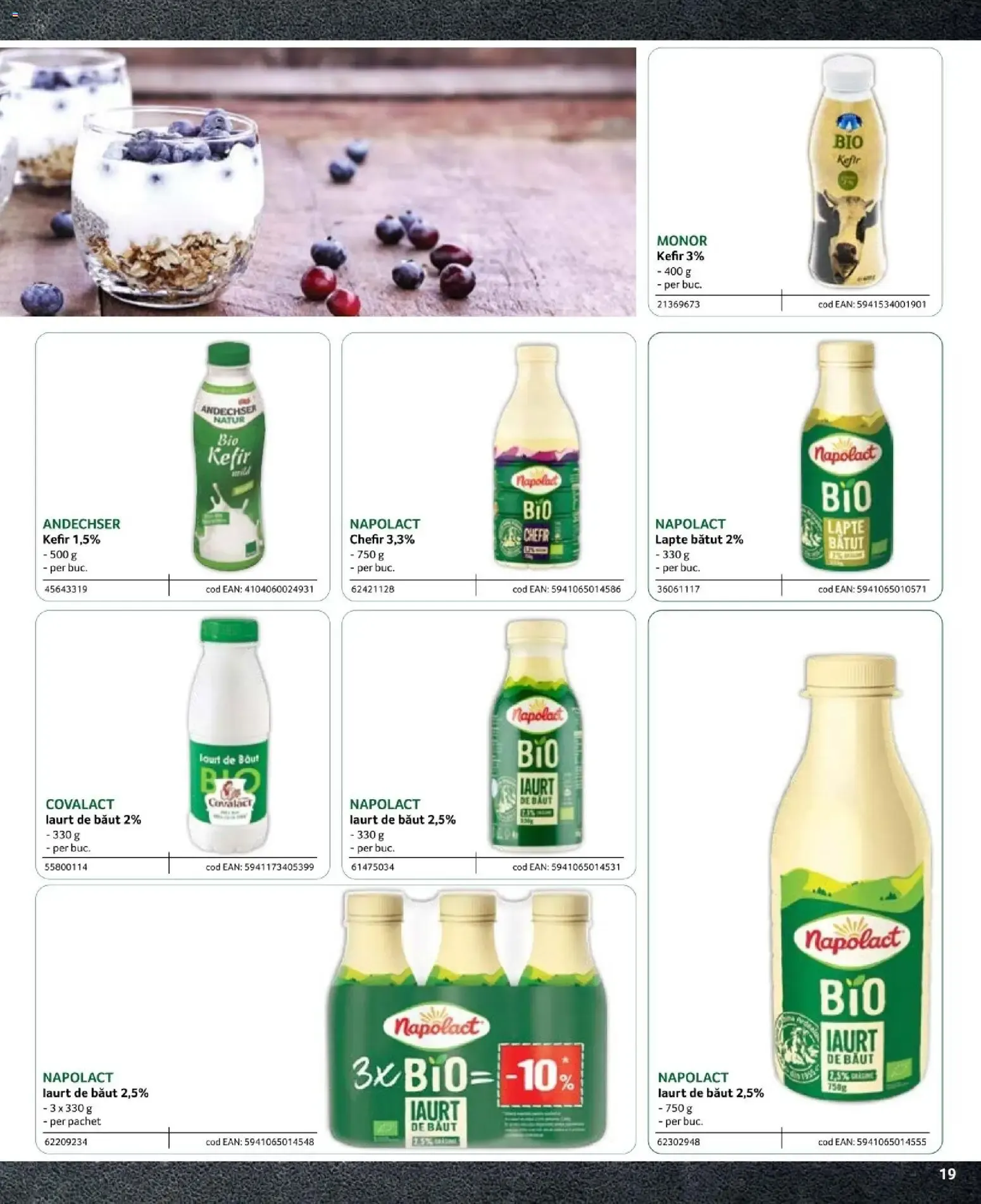 Catalog Catalog Selgros - Bio 09.02.2024 - Oferta online de la 9 februarie până la 30 noiembrie 2026 - Revista Pagina 19