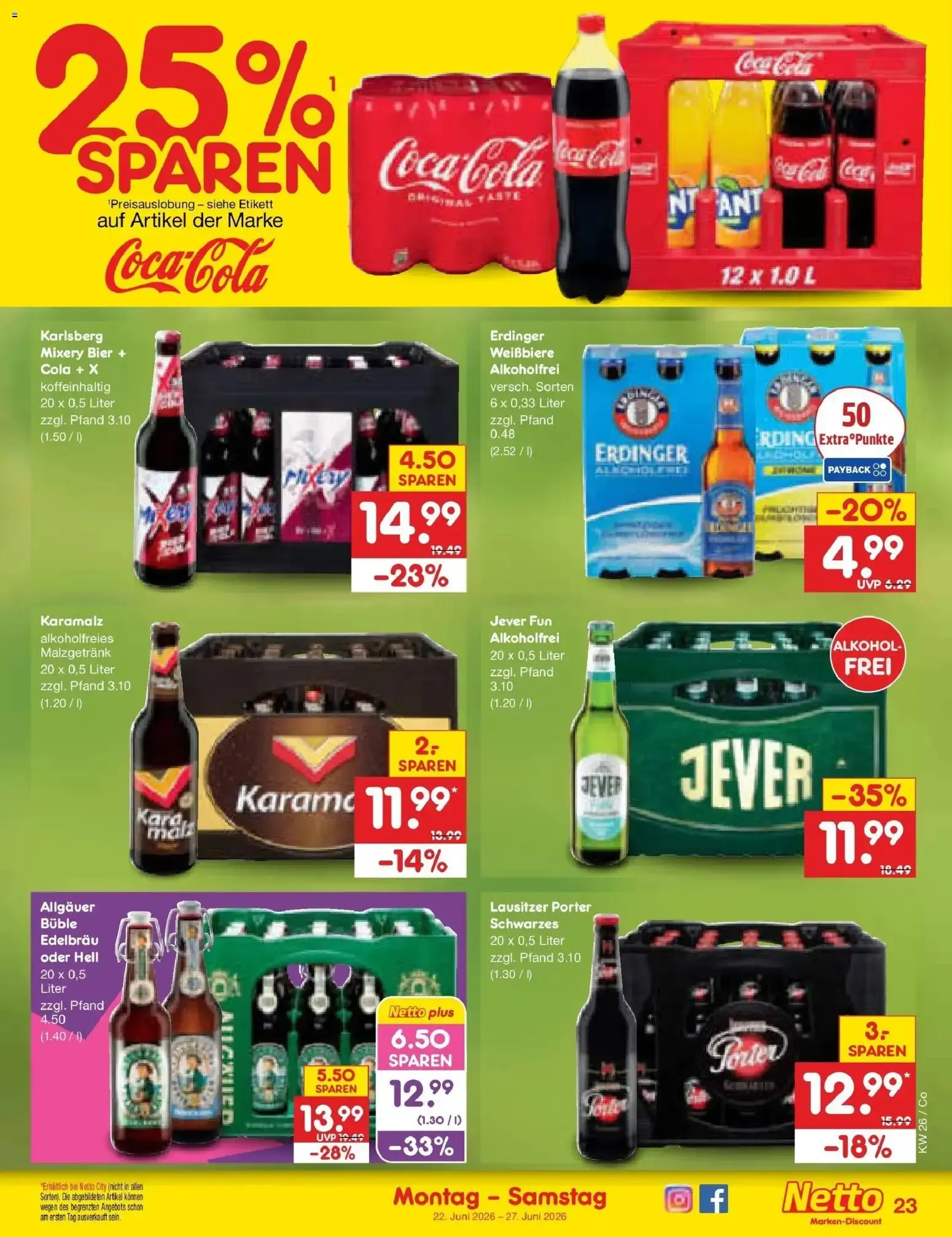 Netto Marken-Discount Prospekt Bitterfeld-Wolfen (ab 22.06.2026) » Angebote von 22. Juni bis 27. Juni 2026 - Prospekt seite 31