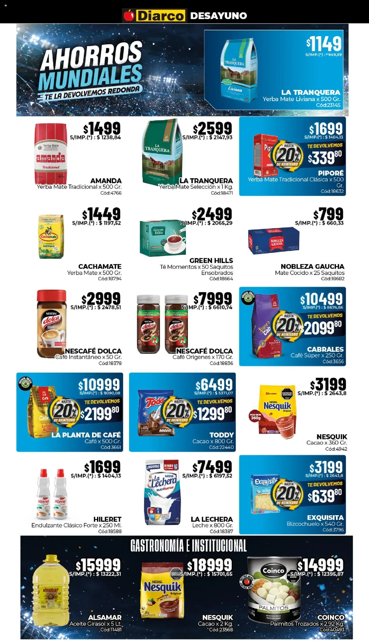 Ofertas de Diarco - Ahorros Mundiales 22 de junio al 26 de junio 2026 - Página 4 del catálogo
