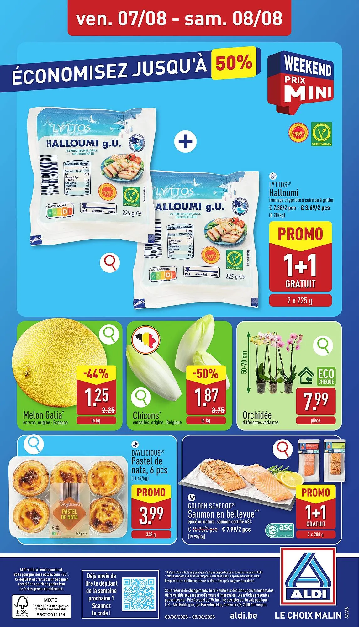 ALDI Dépliant du lun. 03/08 au sam. 08/08 inclus van 3 augustus tot 8 augustus 2026 - folder pagina 34