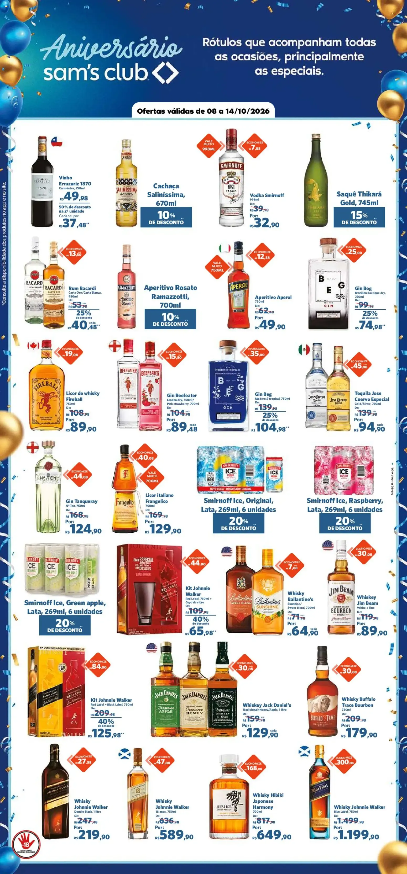 Encarte de Aniversário Sam's Club 8 de outubro até 14 de outubro 2026 - Pagina 7