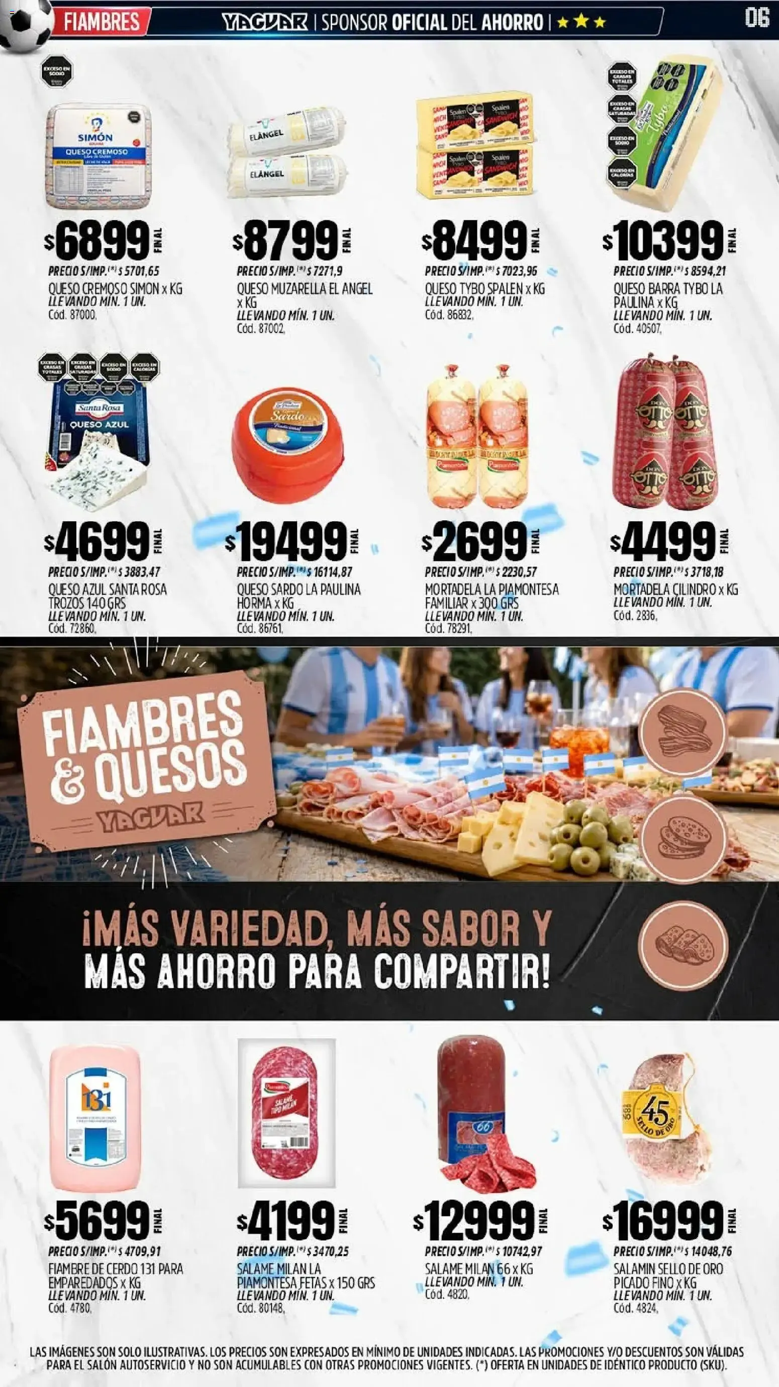 Ofertas de Mayorista Yaguar - La Hinchada del Ahorro 15 de junio al 21 de junio 2026 - Página 6 del catálogo