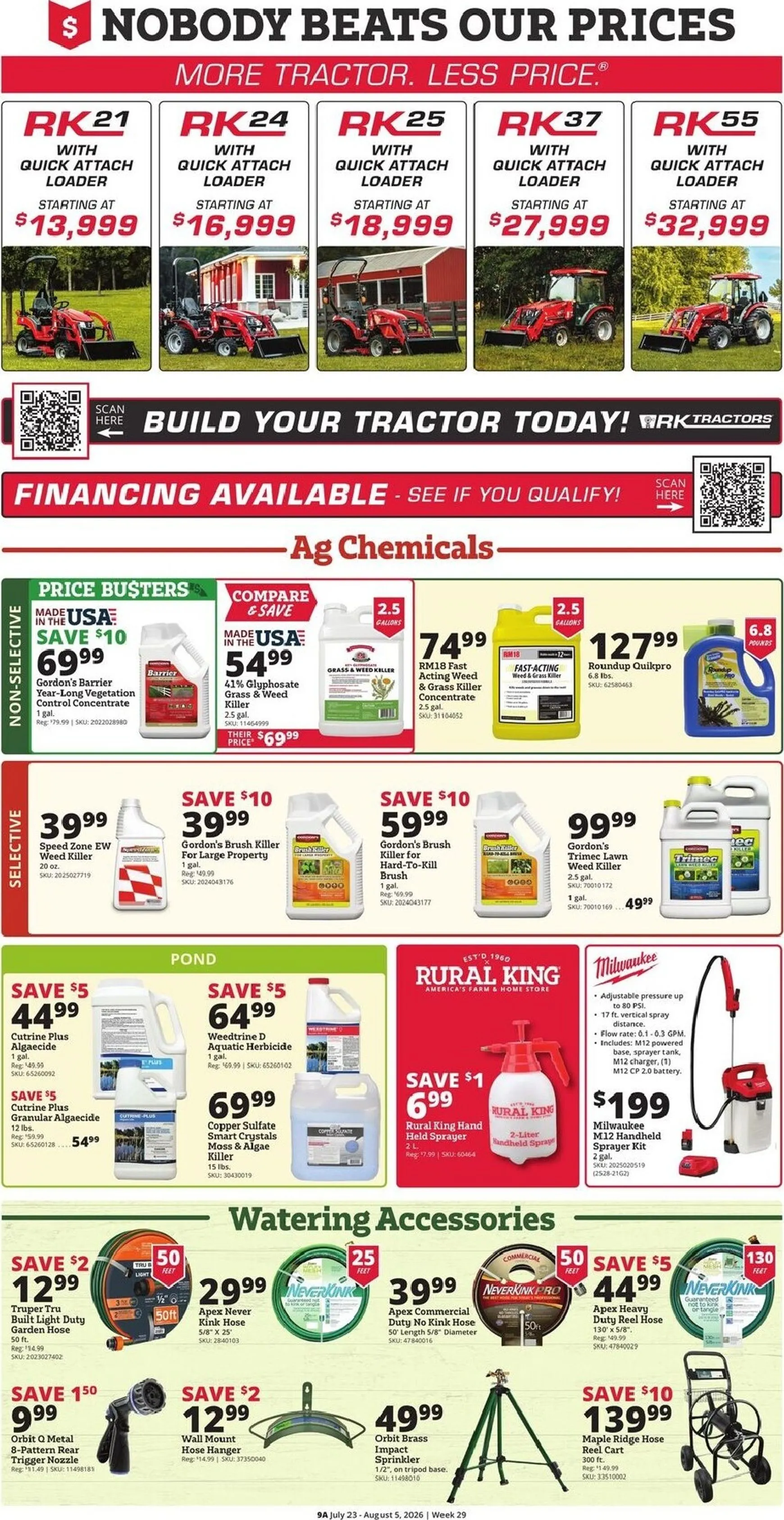 Weekly ad Current Rural King leaflet valid from Thursday 07/23/2026 to Wednesday 08/05/2026 from July 23 to August 5 2026 - Page 11