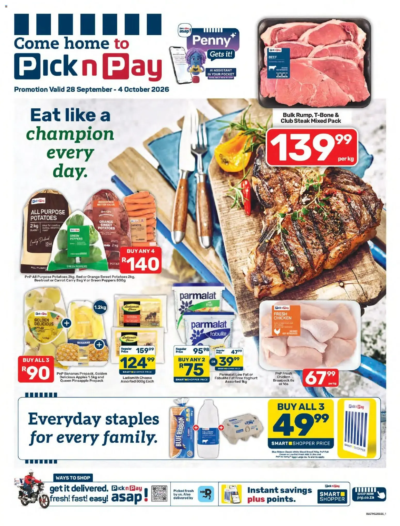 Come home to Pick n Pay from 28 September to 4 October 2026 - Catalogue Page 1