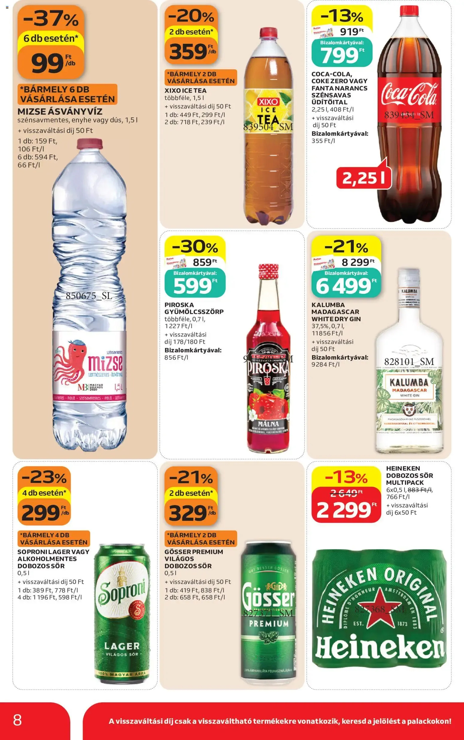 Katalógus Auchan Szupermarket akciós újság - 2026.09.24. -tól/töl > akció, lapozható szórólap 🛍️ szeptember 24.-tól szeptember 30.-ig 2026. - Oldal 8