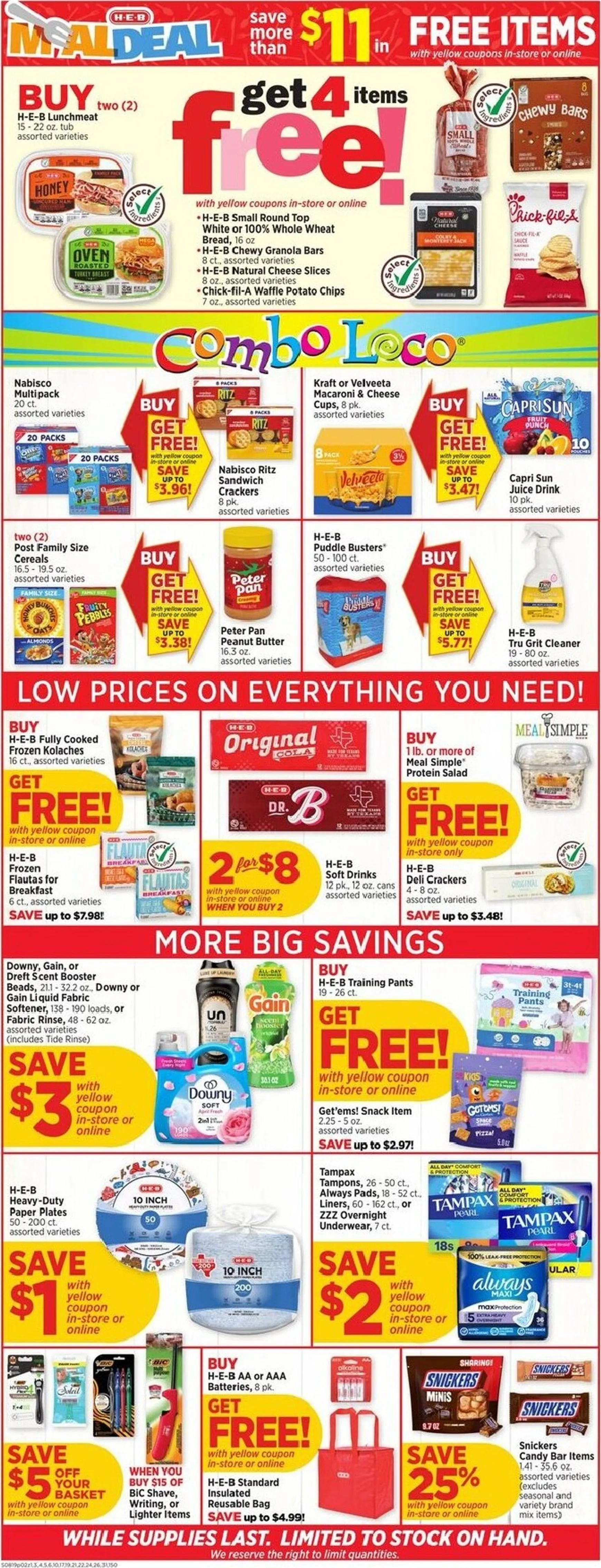 Weekly ad H-E-B This week's BIG SAVINGS from August 19 to August 25 2026 - Page 2