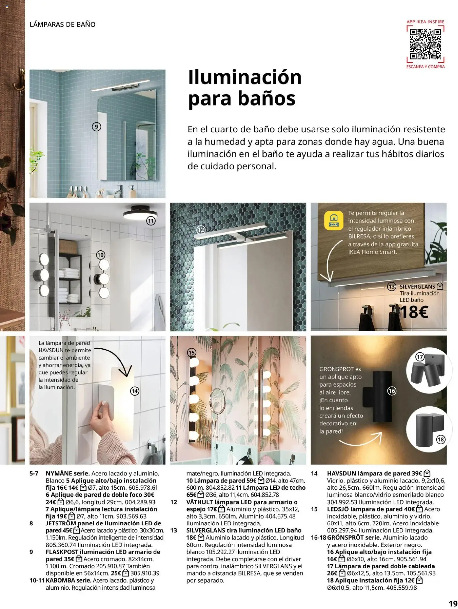 Catálogo de Catálogo IKEA Iluminación y hogar inteligente del 06/03/2026 6 de marzo al 31 de agosto 2026 - Página 18