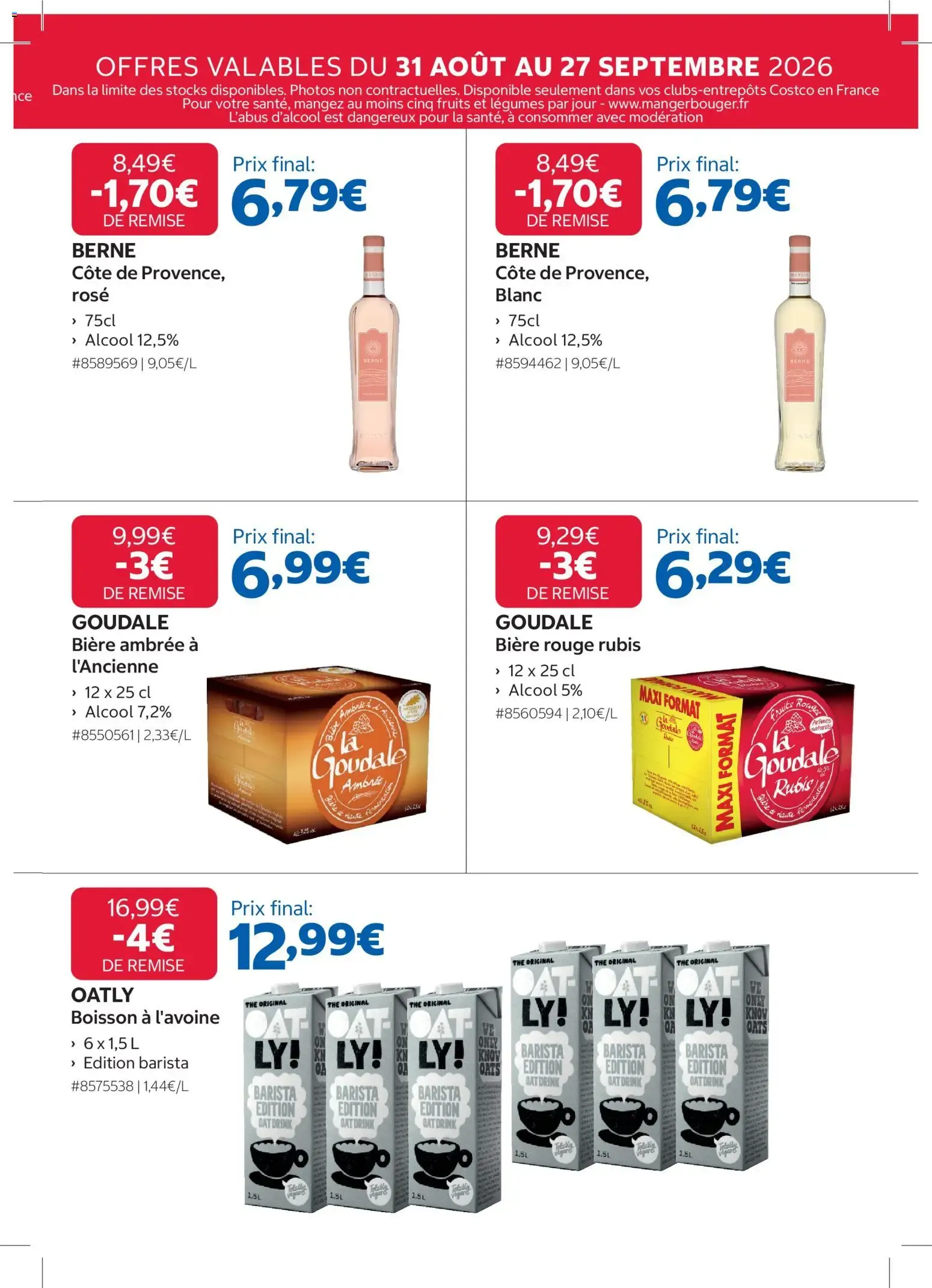 Costco catalogue à partir du 31/08/2026 - promo en ligne du 31 août au 27 septembre 2026 - Catalogue page 13