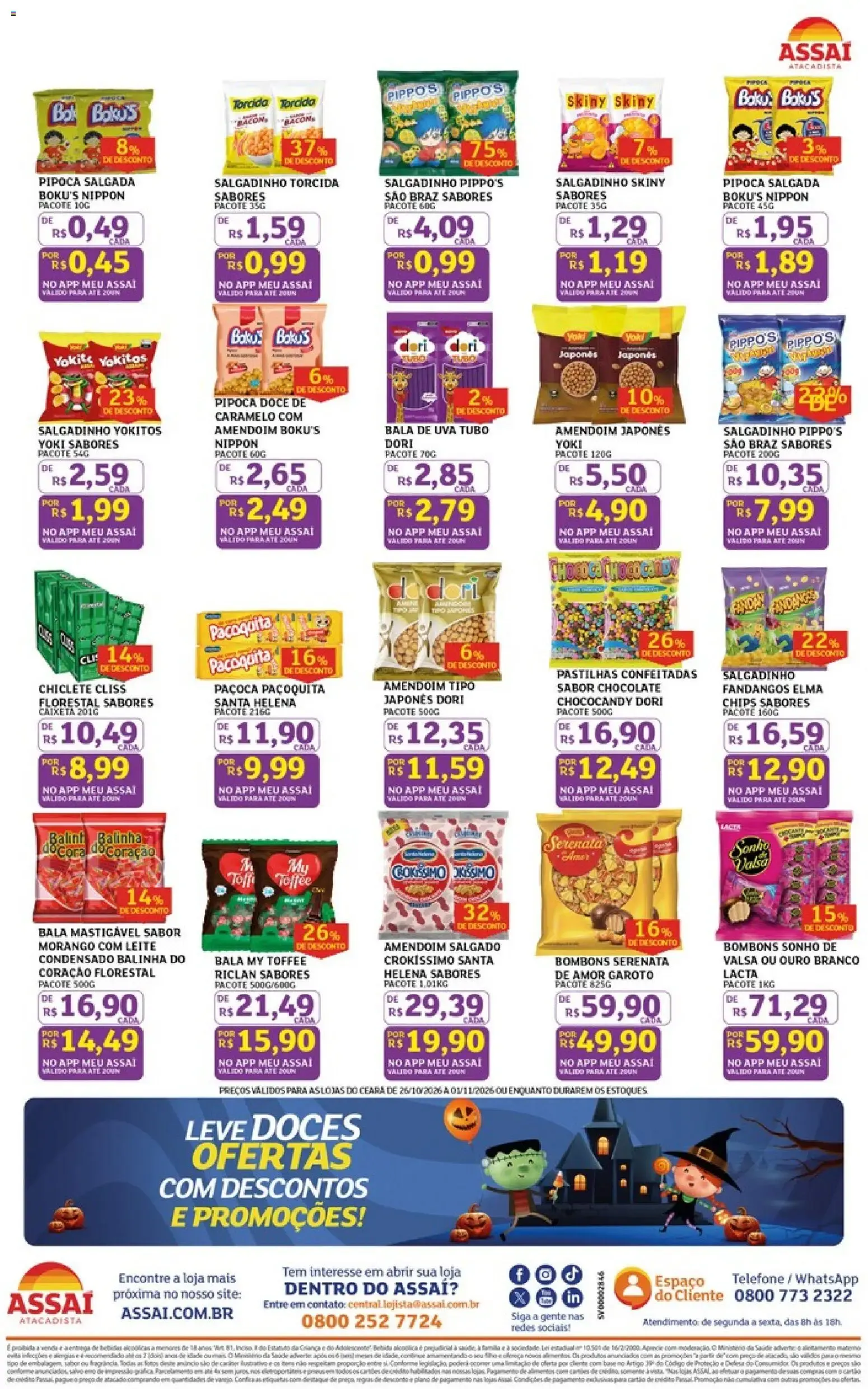 Encarte de Especial de Halloween Assaí 26 de outubro até 1 de novembro 2026 - Pagina 2