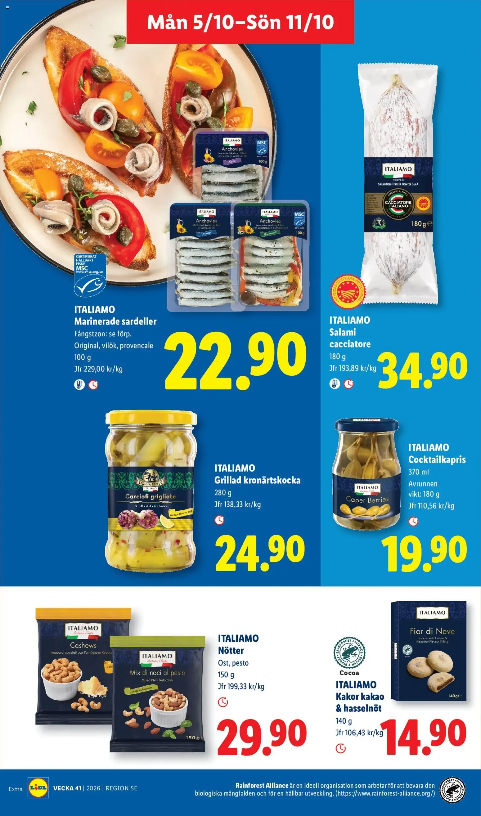 Lidl erbjudanden från 05/10/2026 - 11/10/2026 > Reklamblad nuvarande rabatter från 5 oktober till 11 oktober 2026 - Reklamblad sidor 13