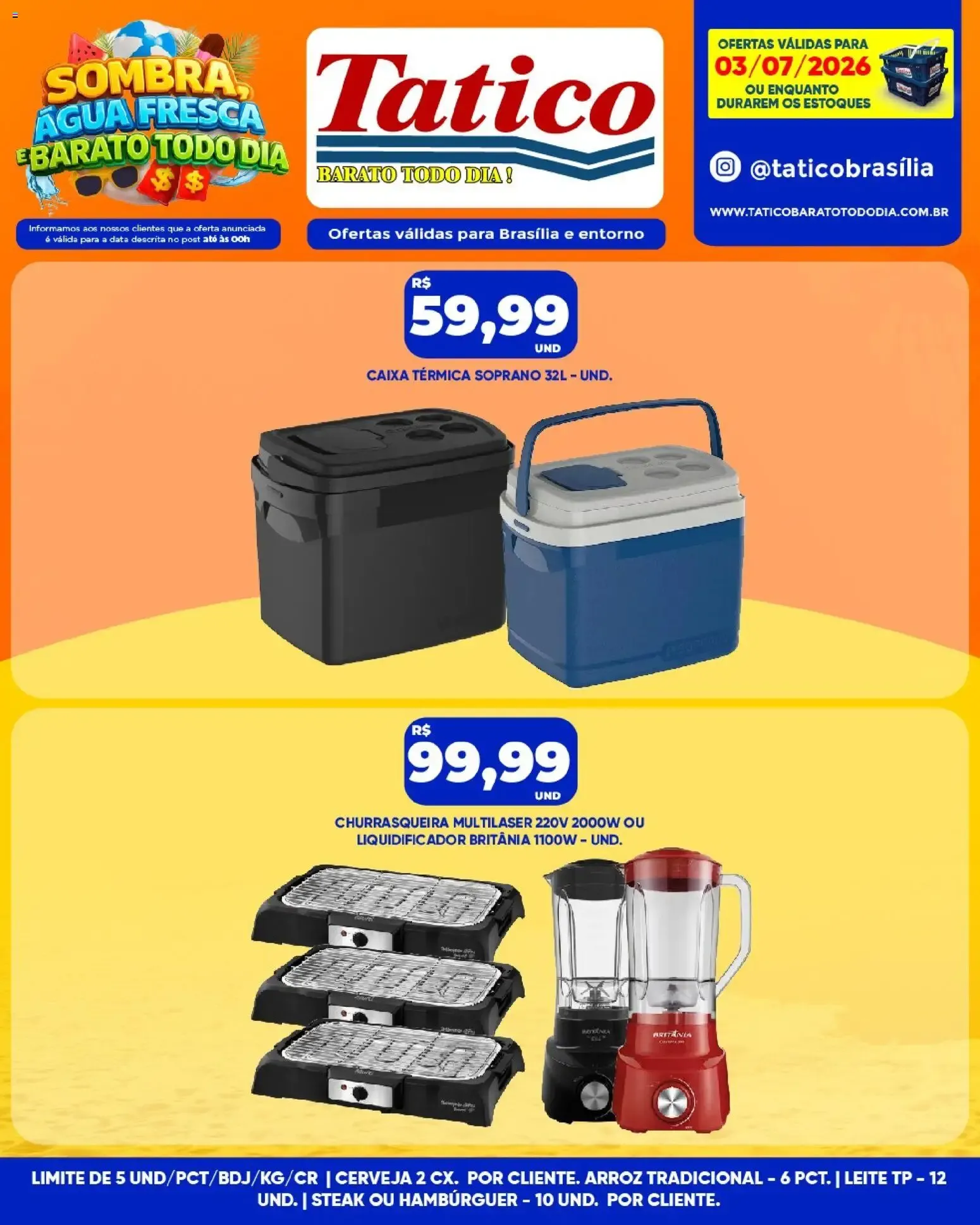 Encarte de Tatico ofertas do Dia de 03/07/2026 | Promoções Online 3 de julho até 3 de julho 2026 - Pagina 14