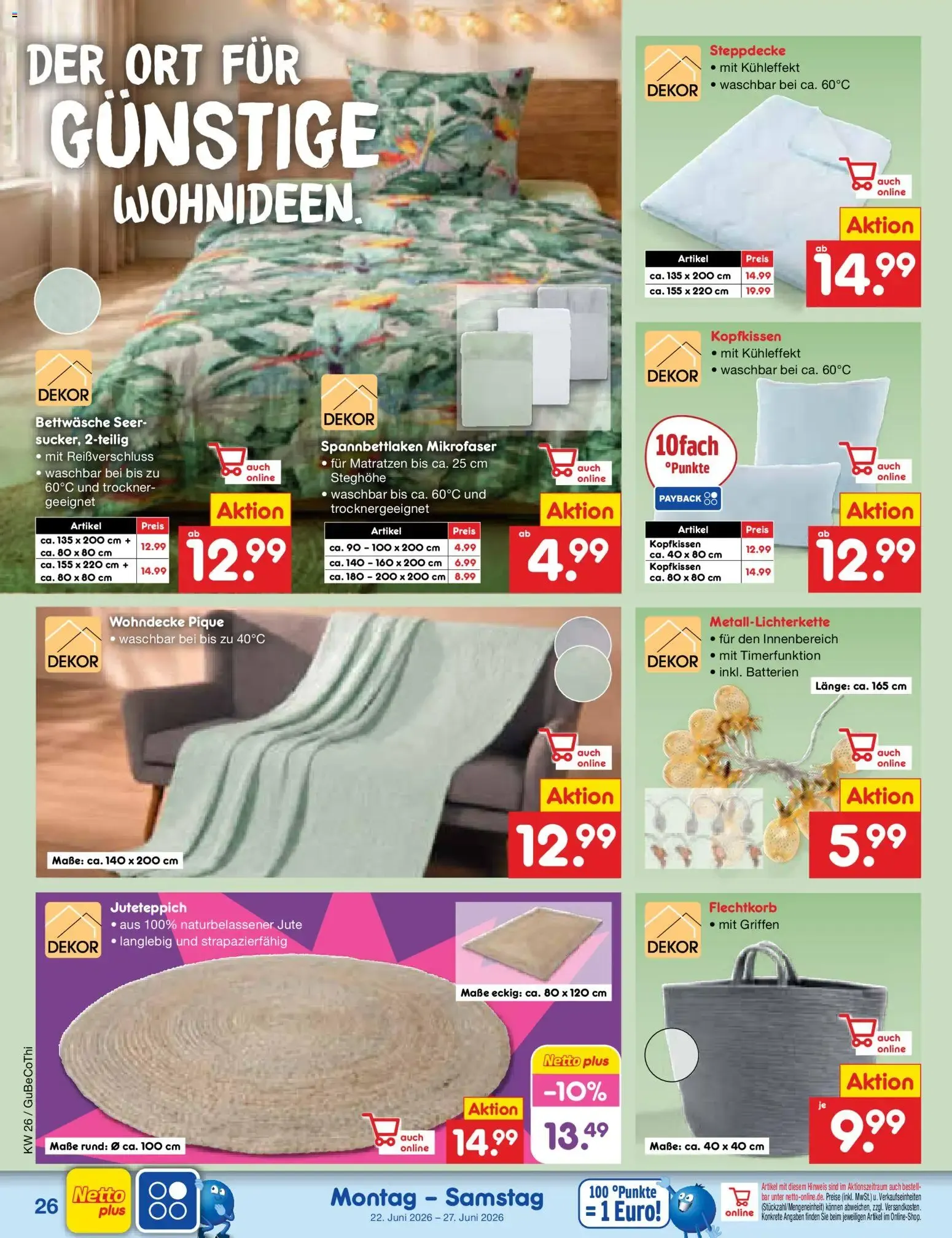 Netto Marken-Discount Prospekt (ab 22.06.2026) » Angebote von 22. Juni bis 27. Juni 2026 - Prospekt seite 38