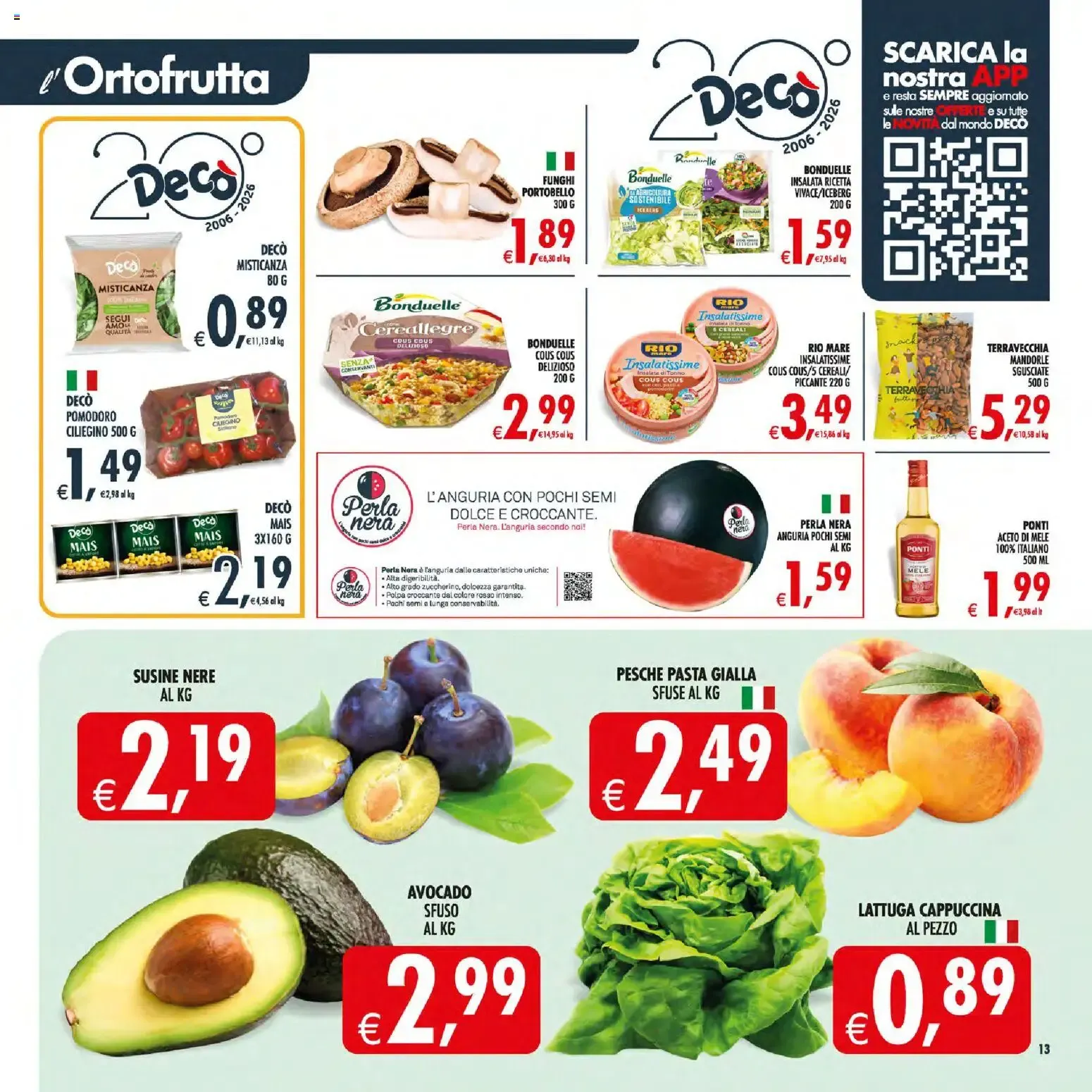 Nuovo Decò volantino Maxistore, Supermercati Lipari dal 30/06/2026 > offerte anteprima 🛍️ da 30 giugno a 9 luglio di 2026 - Pagina del volantino 13