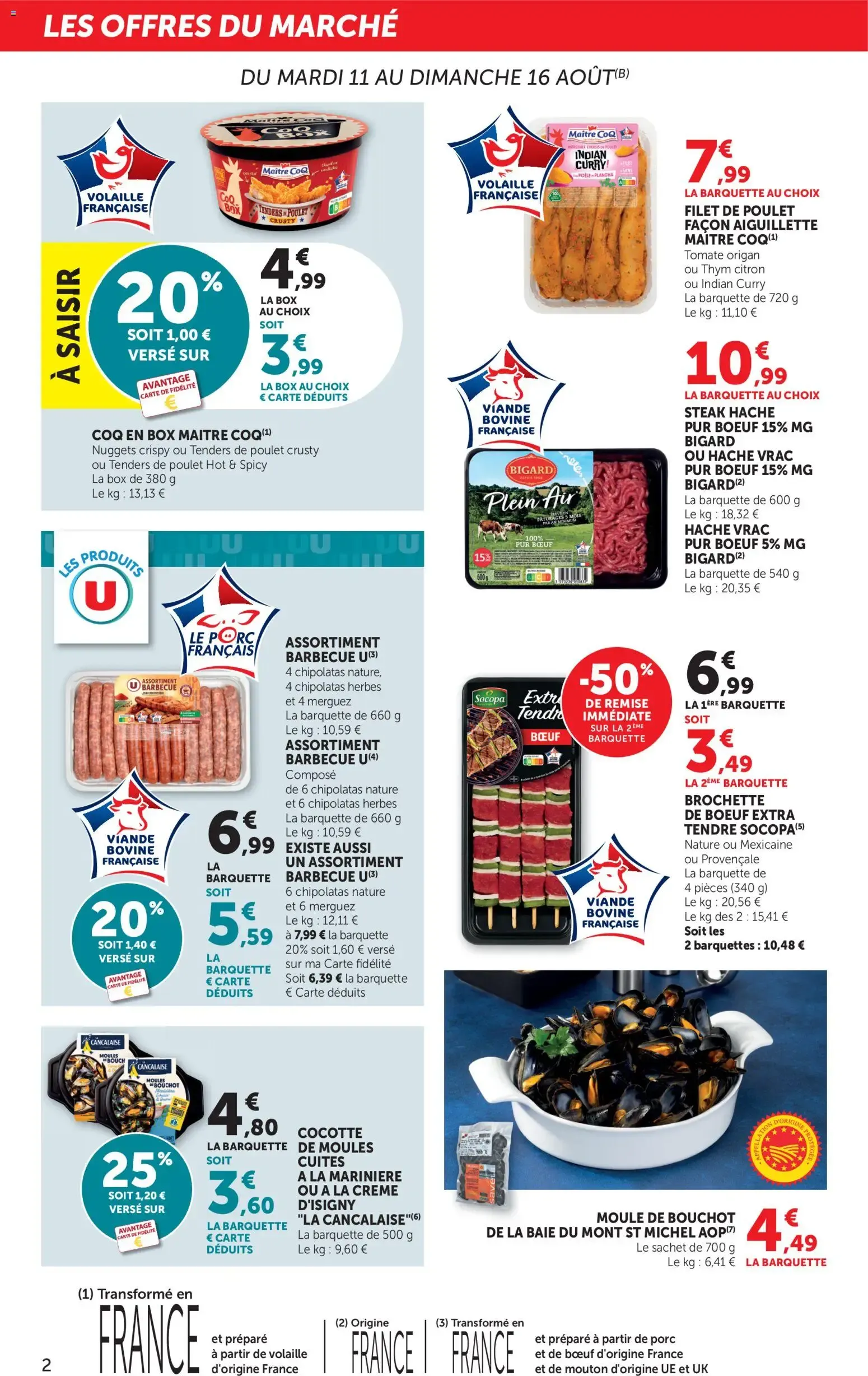 bi1 Catalogue Maxi marché à partir du 11/08/2026 - promo en ligne du 11 août au 23 août 2026 - Catalogue page 2