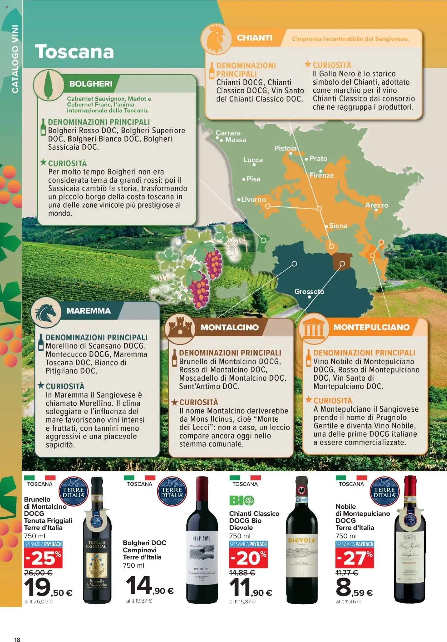Carrefour market CATALOGO VINI DALLA TERRA AL CALICE da 5 ottobre a 8 novembre di 2026 - Pagina del volantino 18