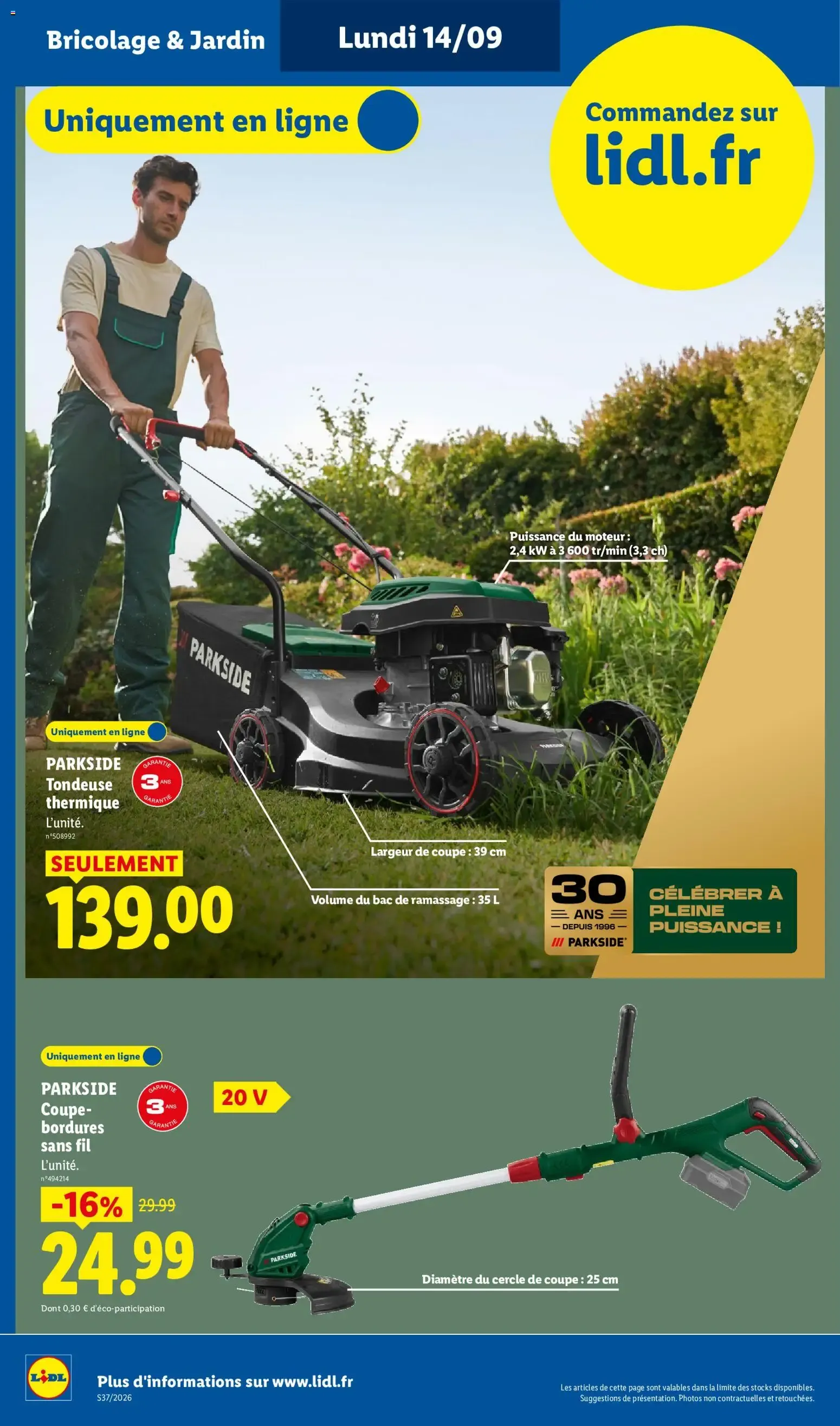 Ofertas EXCLU WEB Lidl du 14 septembre au 17 septembre 2026 - Catalogue page 2