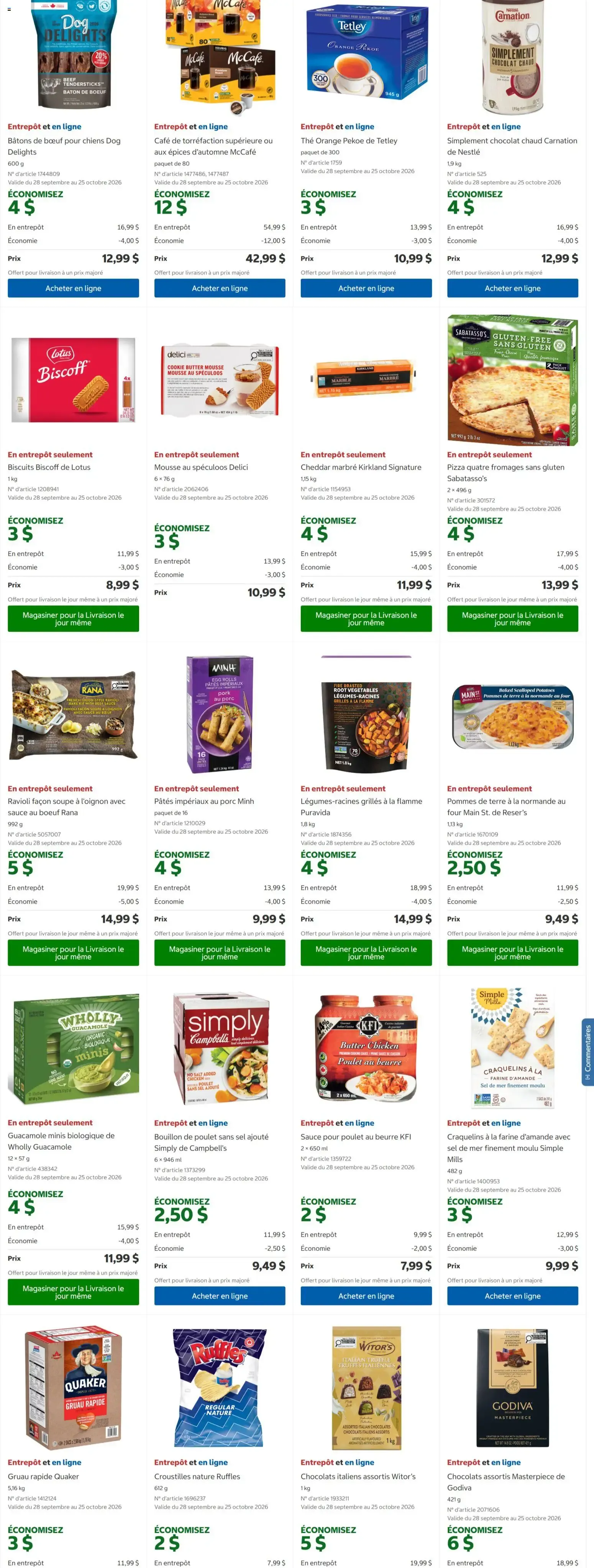 Costco circulaire from Oct 12, 2026 > weekly specials & deals from October 12 to October 25 2026 - flyer page 3