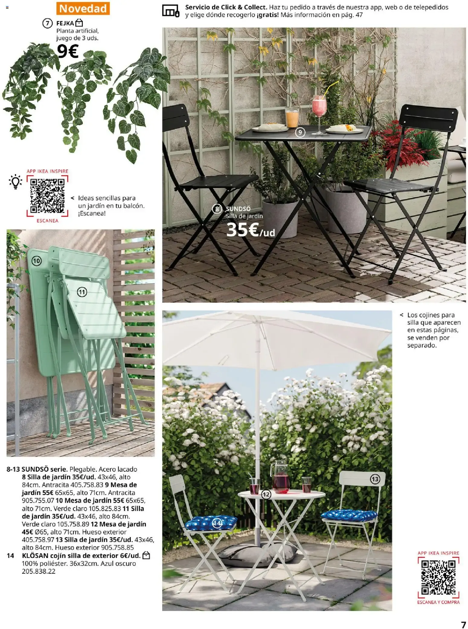 Catálogo de IKEA - Muebles de exterior del 01/09/2026 1 de septiembre al 31 de enero 2027 - Página 7