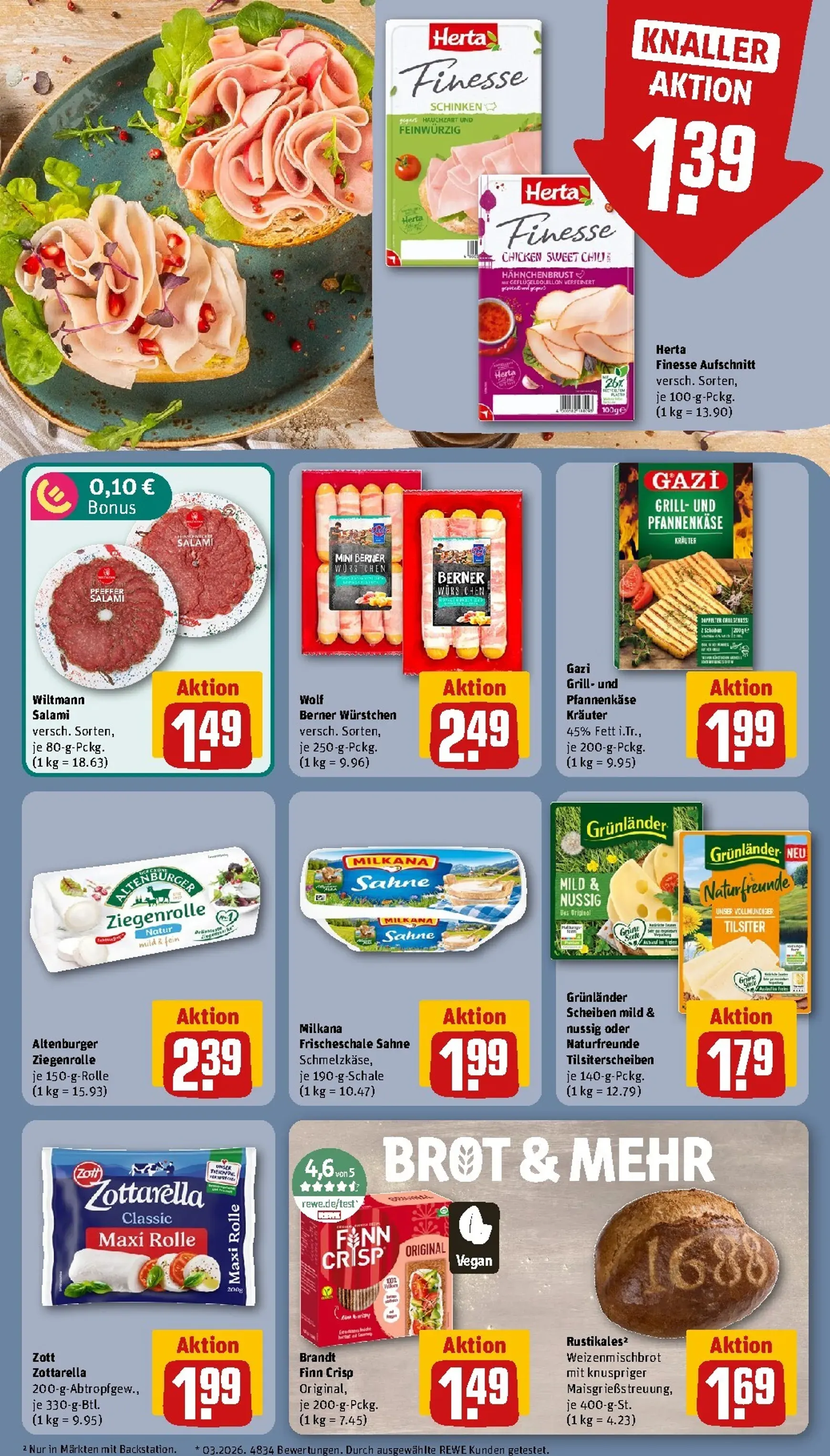 Rewe Prospekt – von Montag 29.06.2026 bis Sonntag 05.07.2026 von 29. Juni bis 5. Juli 2026 - Prospekt seite 16