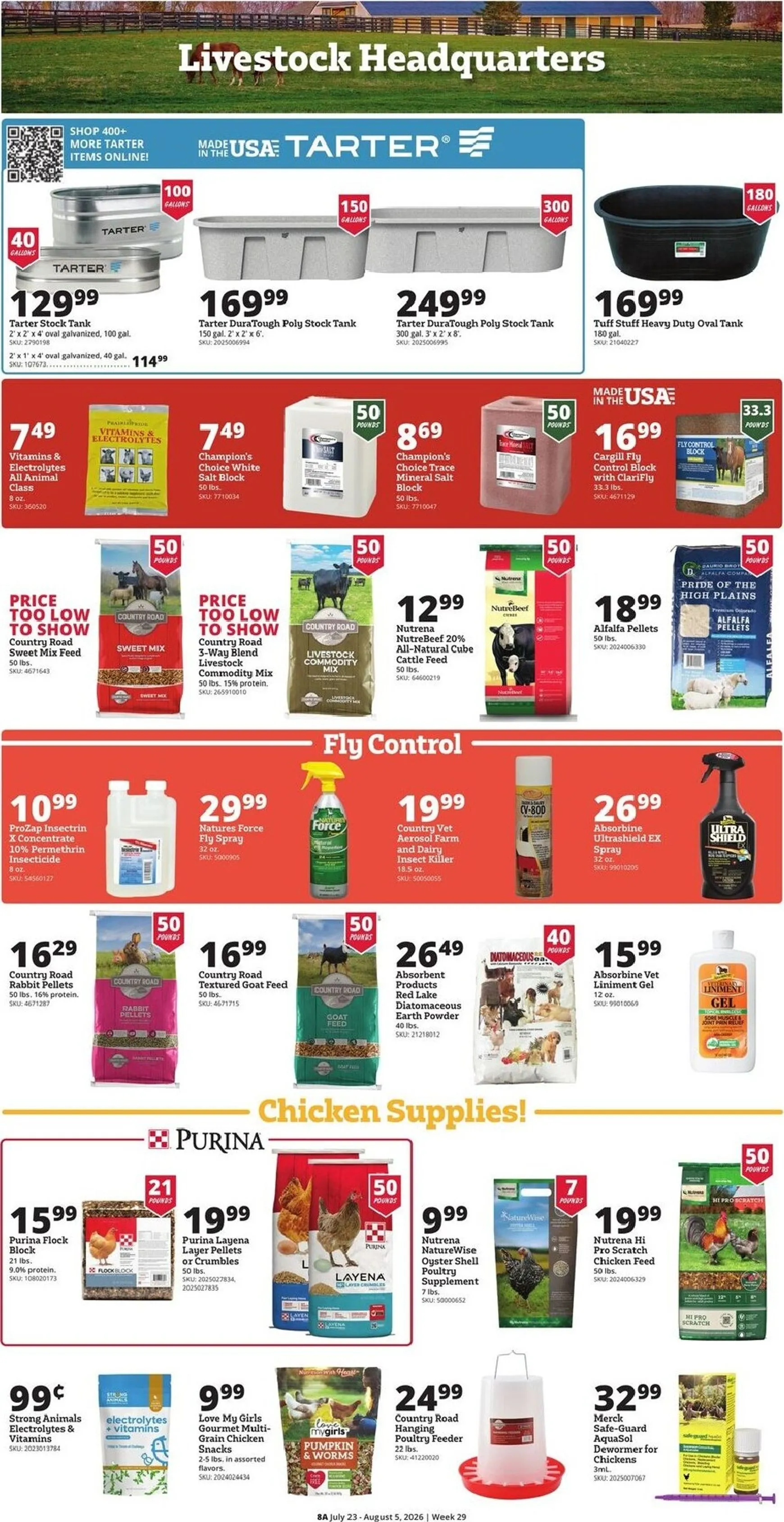 Weekly ad Current Rural King leaflet valid from Thursday 07/23/2026 to Wednesday 08/05/2026 from July 23 to August 5 2026 - Page 10