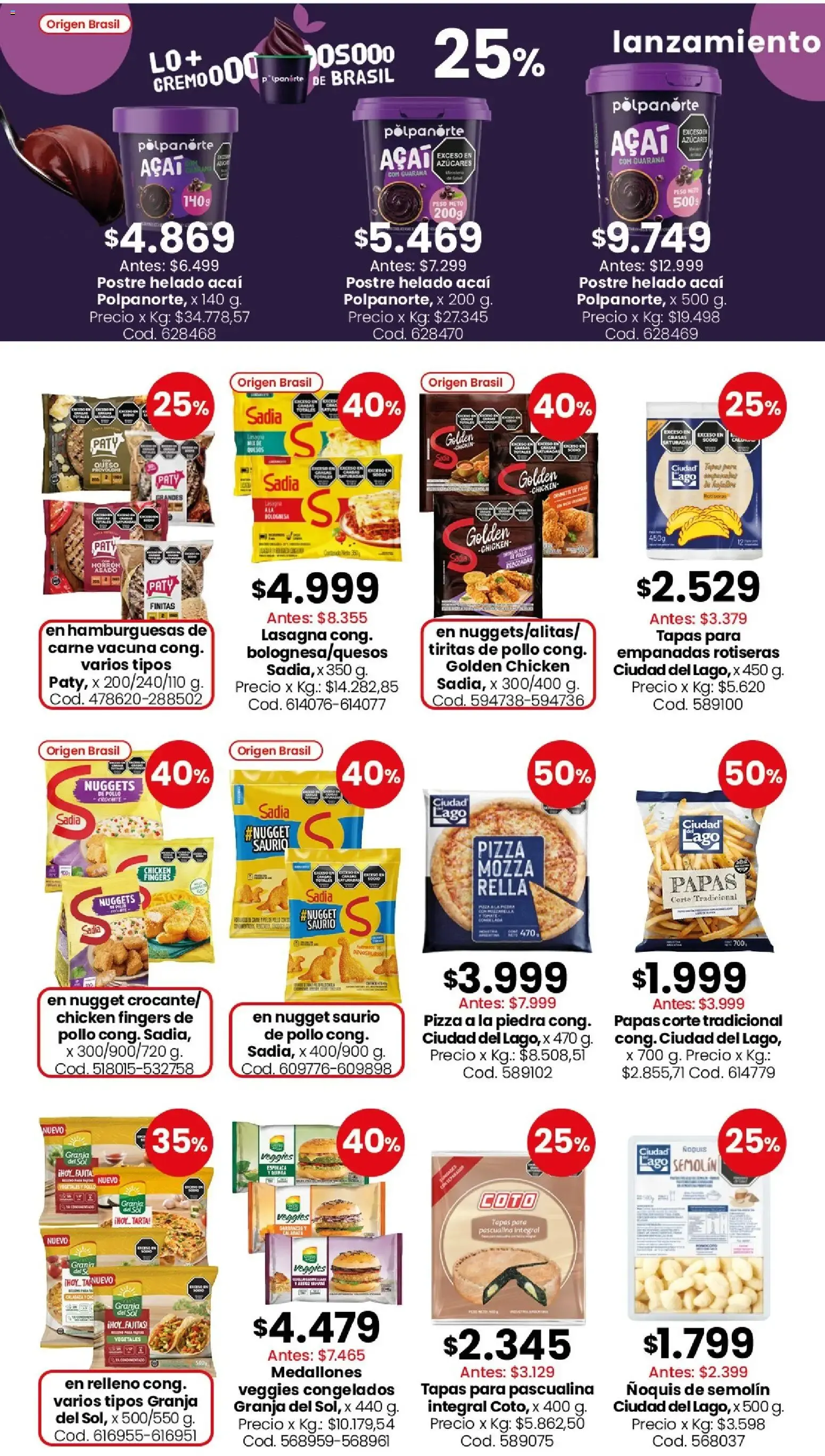 Ofertas de Coto - Ofertas Semanales de Carnes, Verduras, Pescadería, Frescos y Elaborados 24 de agosto al 30 de agosto 2026 - Página 7 del catálogo