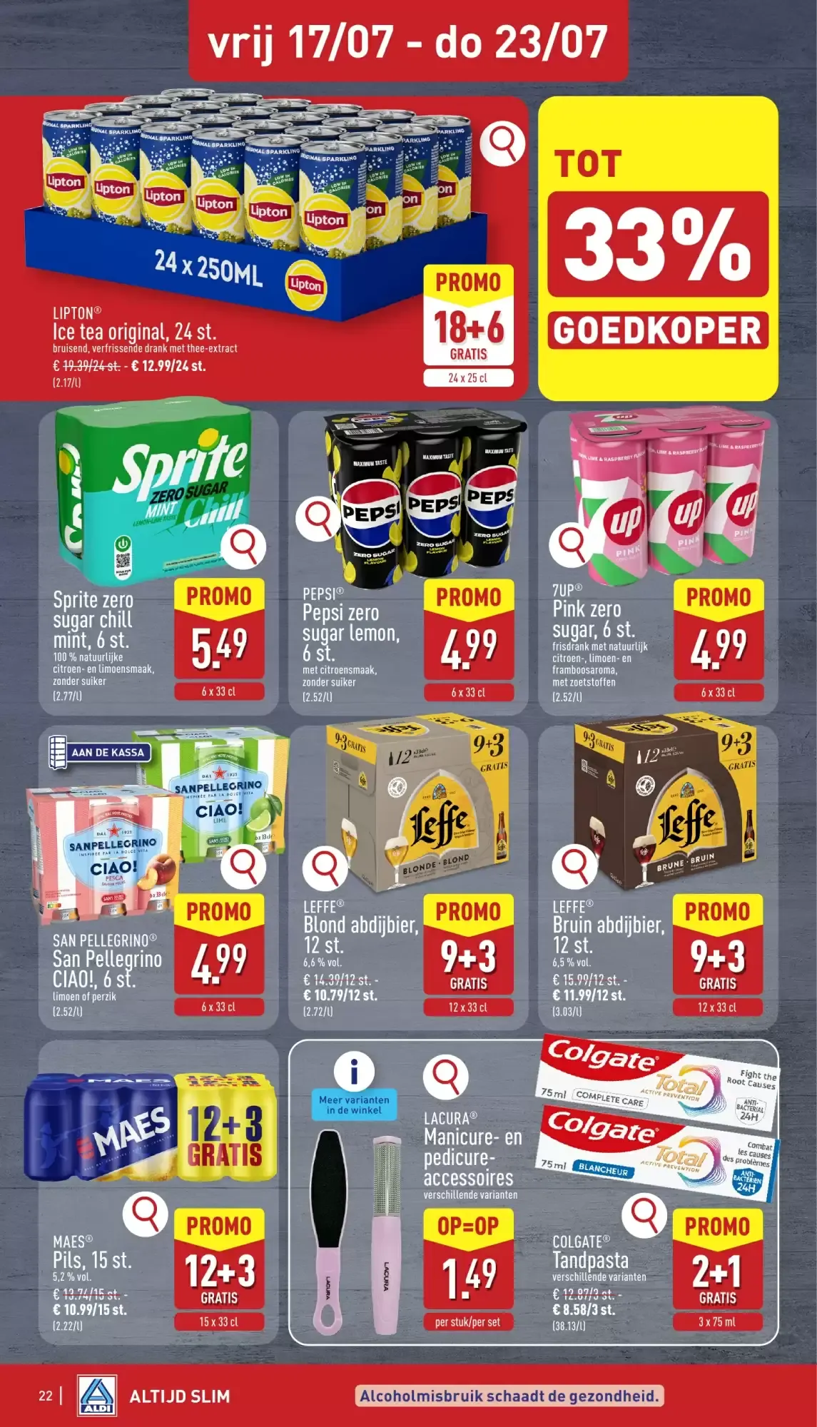 ALDI Folder van ma 13/07 t.e.m. zat 18/07 van 13 juli tot 18 juli 2026 - folder pagina 22