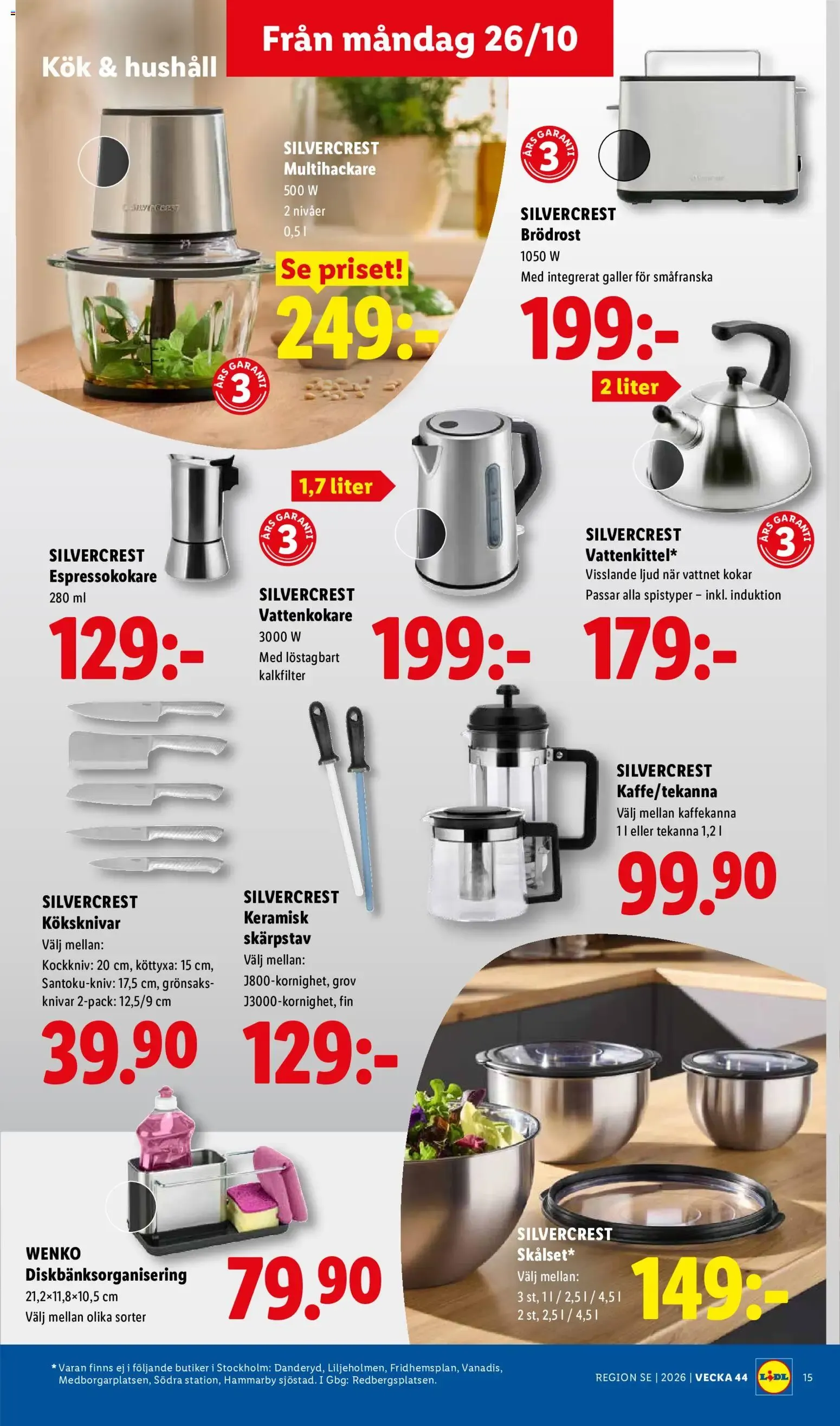 Lidl Veckans erbjudanden från 26 oktober till 1 november 2026 - Reklamblad sidor 18