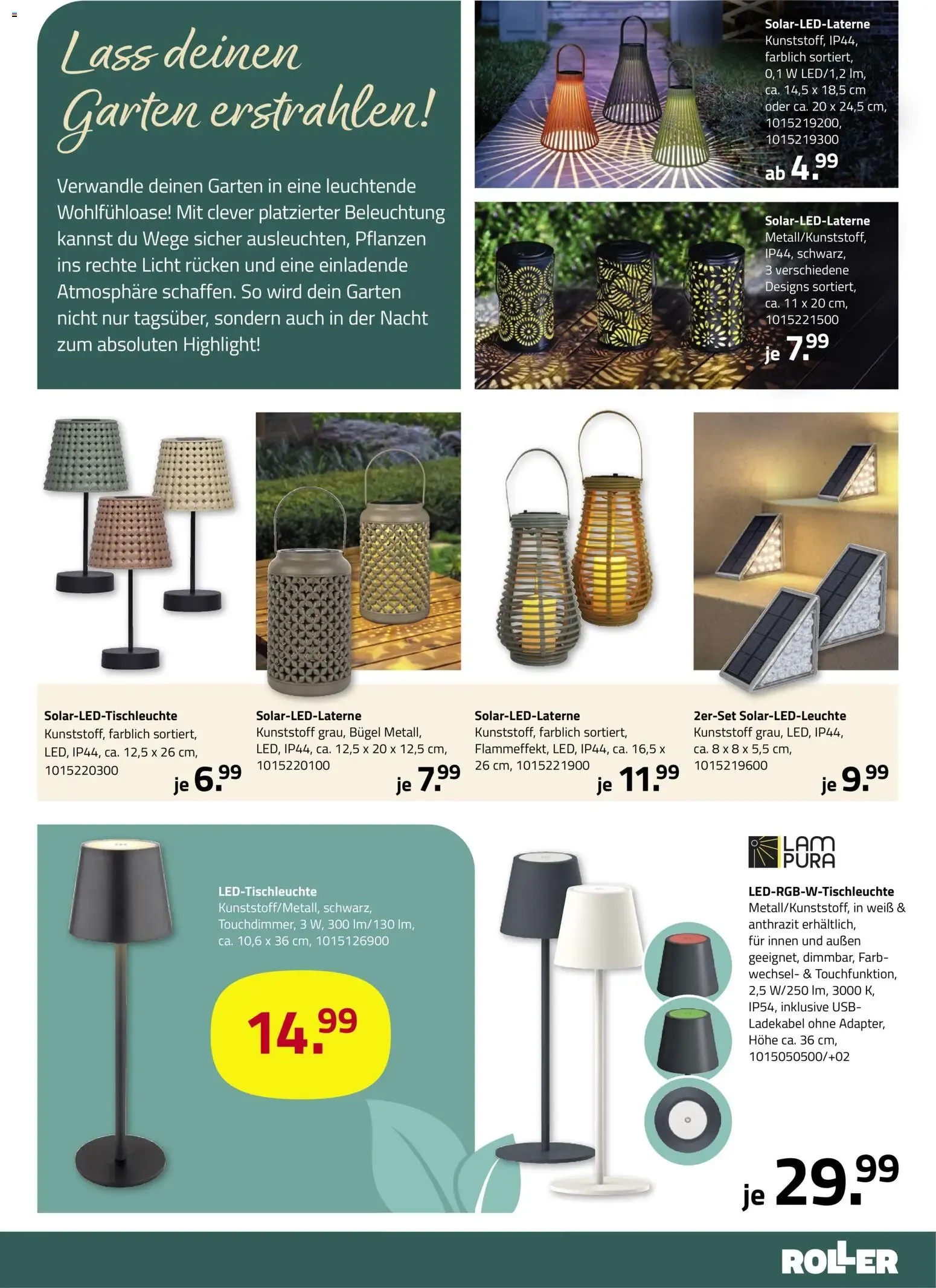 Roller Gartenliebe: Neue Looks für deinen Sommer von 23. Februar bis 26. September 2026 - Prospekt seite 14
