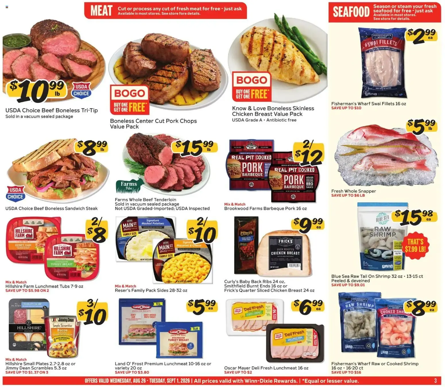 Weekly ad Winn Dixie Weekly Ad (08/26 - 09/01 2026) - Flyer from August 26 to September 1 2026 - Page 3
