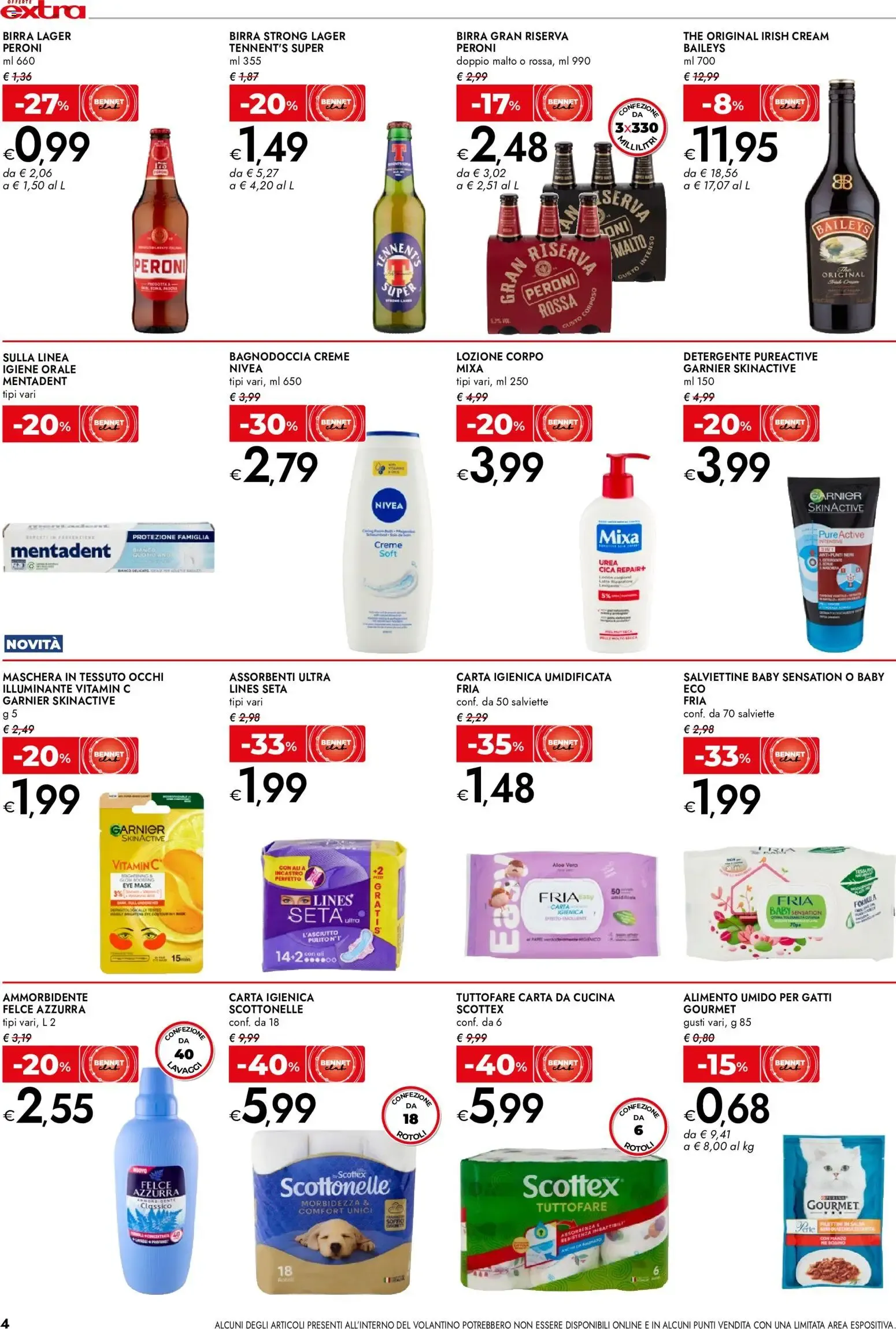 Bennet: Offerte Extra (22 Giugno - 1 Luglio) da 22 giugno a 1 luglio di 2026 - Pagina del volantino 4