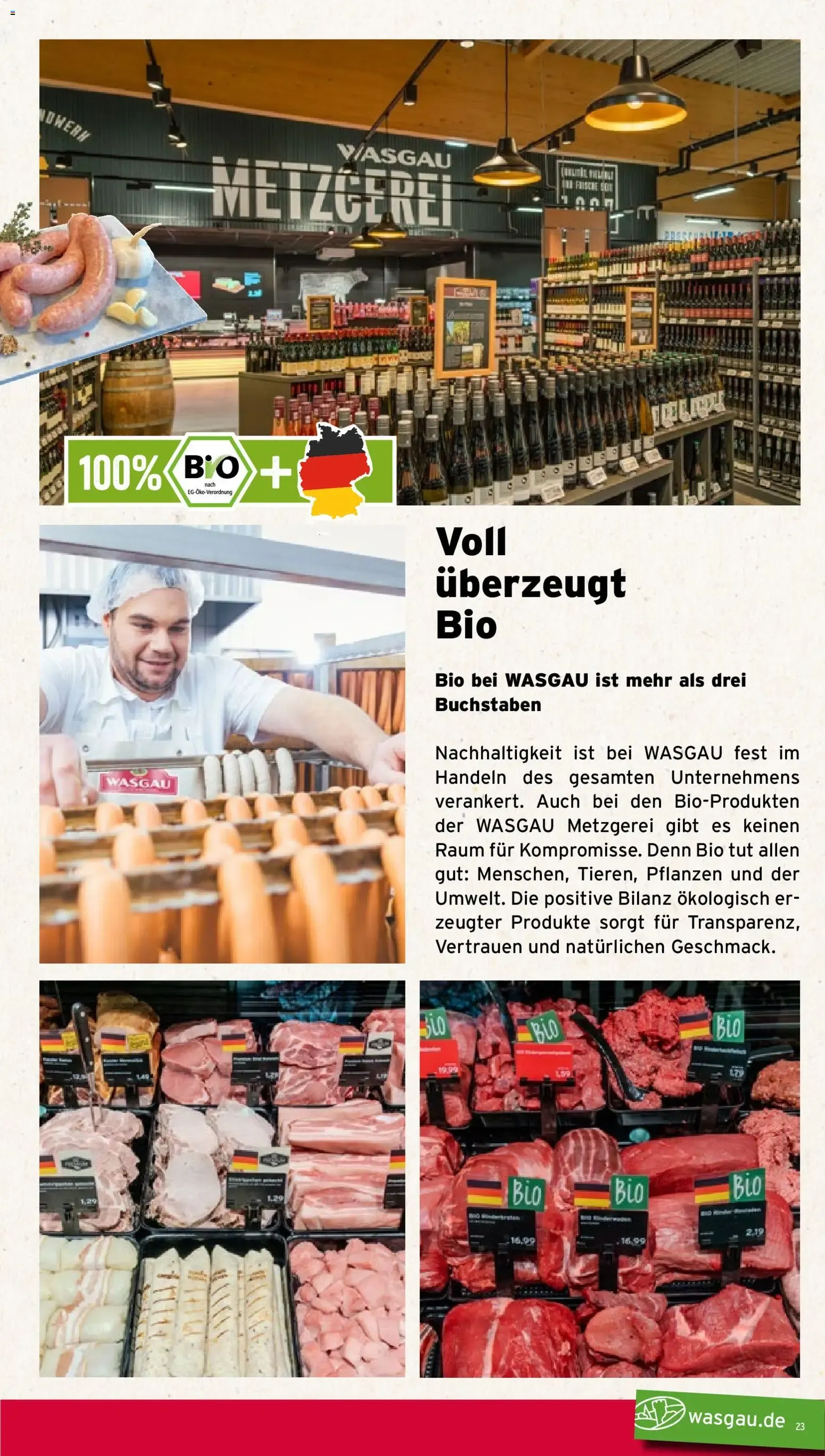 Wasgau Prospekt (ab 13.07.2026) zum Blättern von 13. Juli bis 18. Juli 2026 - Prospekt seite 23