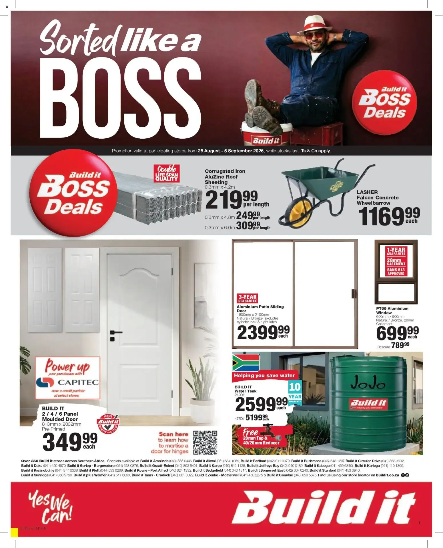 Build it - Sorted Like a BOSS / BOSS Deals from 25 August to 5 September 2026 - Catalogue Page 1