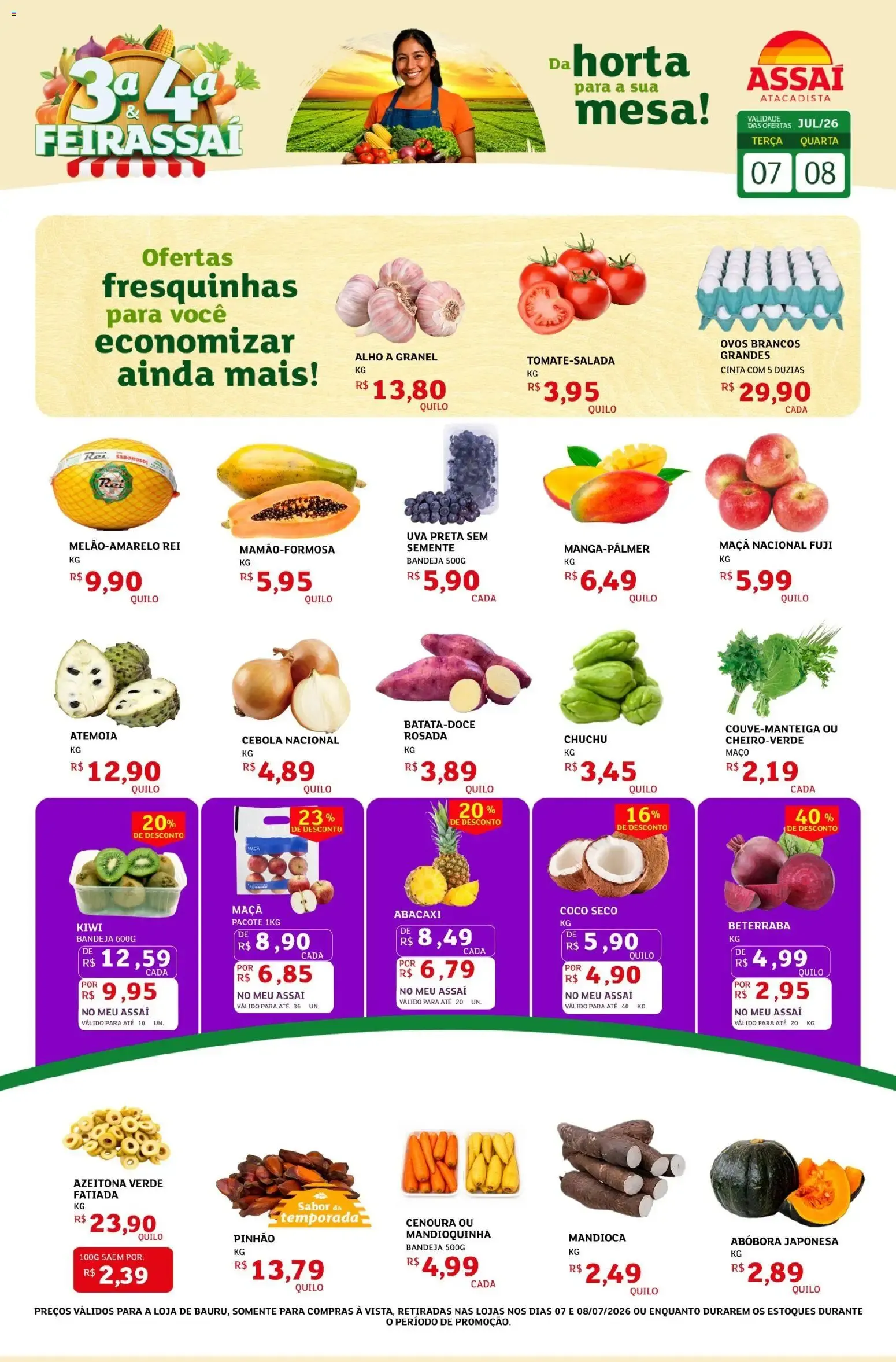 Encarte de Assaí Atacadista ofertas - SP de 07/07/2026 | Promoções Online 7 de julho até 8 de julho 2026 - Pagina 1