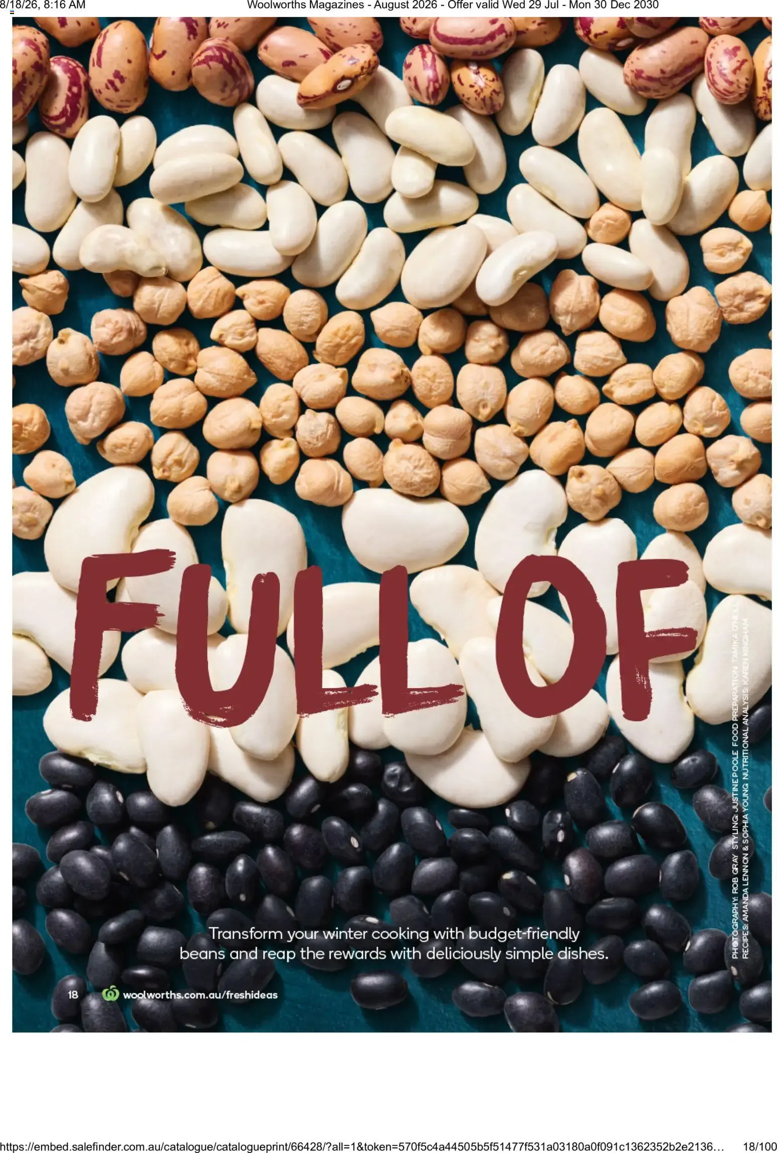 Woolworths Fresh Ideas - August 2026 - Catalogue valid from 29 July to 30 December 2030 - page 18