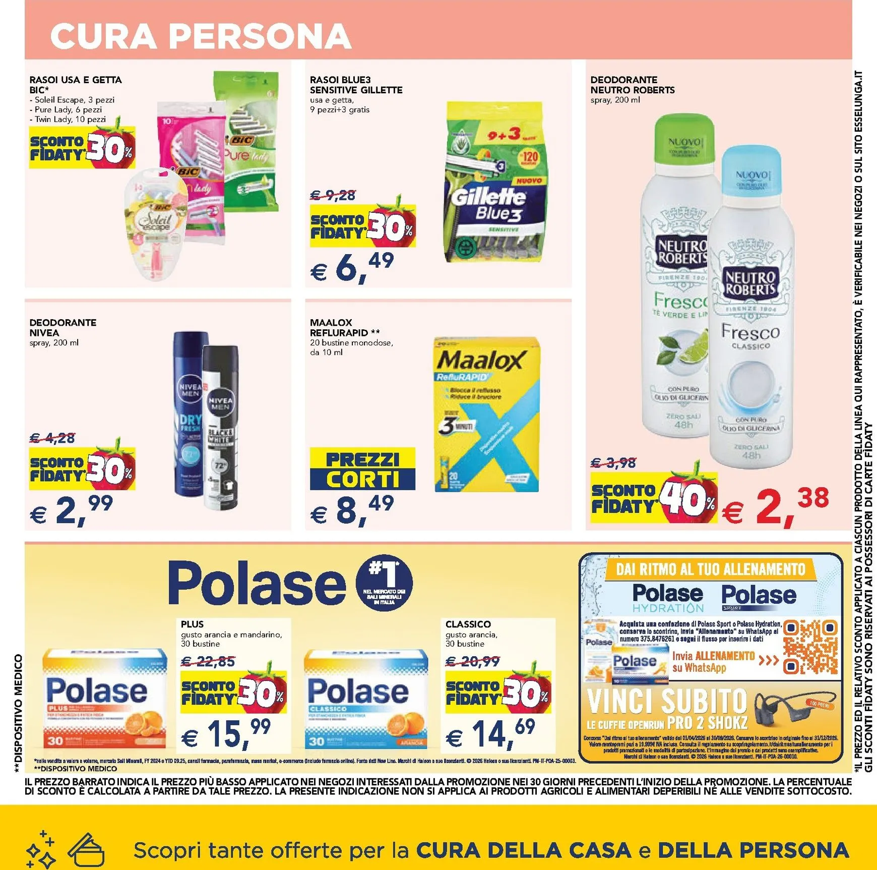 Volantino attuale di Esselunga - Speciale Casa e Persona valido dal giovedì 30/07/2026 al mercoledì 12/08/2026 da 30 luglio a 12 agosto di 2026 - Pagina del volantino 8