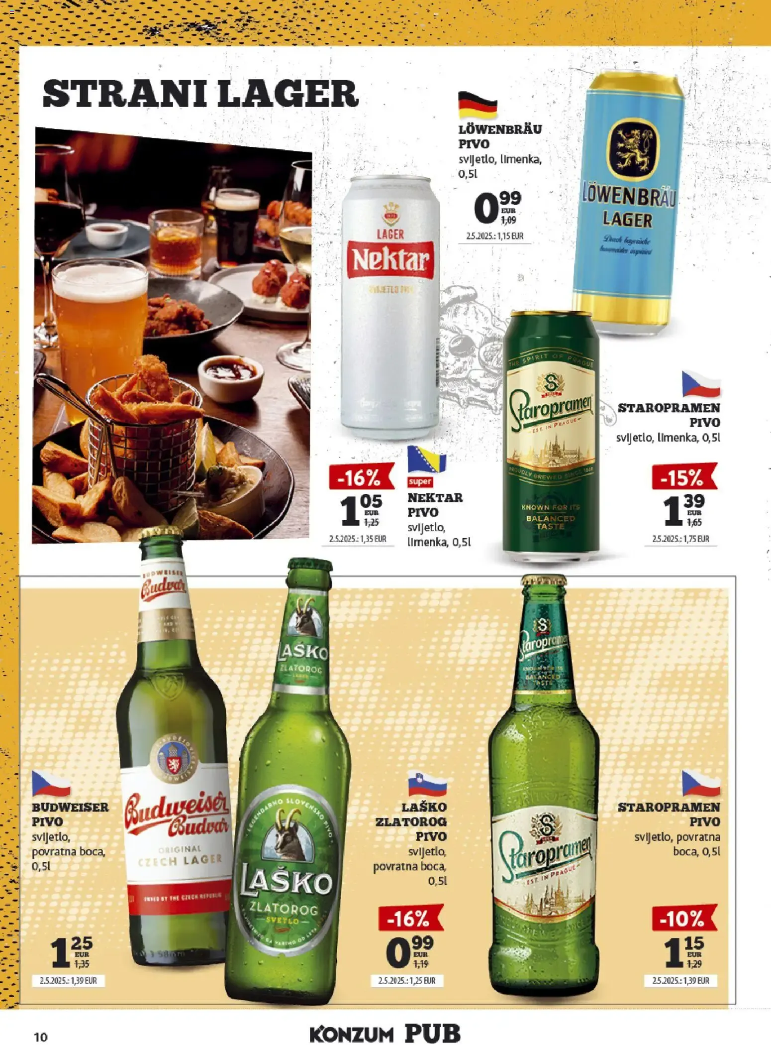 Katalog Konzum Pub: Oferta de Cervezas od 14. rujna do 27. rujna 2026. - Pregled Stranica 10